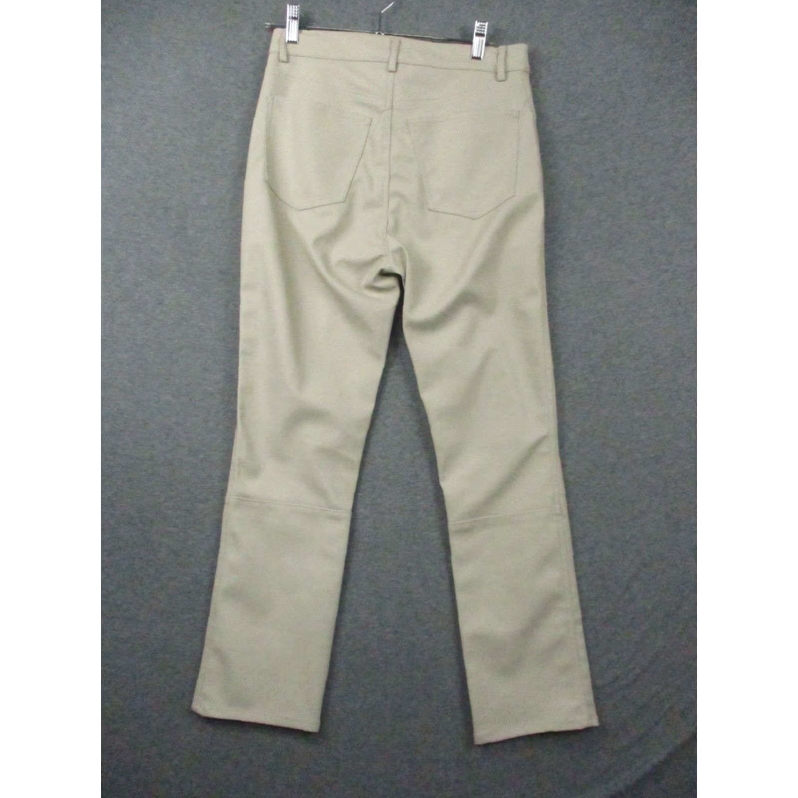 H&M H&M Women's Khaki Pants 6 Faux Leather Beige NWT Khakis Pants Adults Womens Size 28" / US 6 / IT 42 - 6 Thumbnail