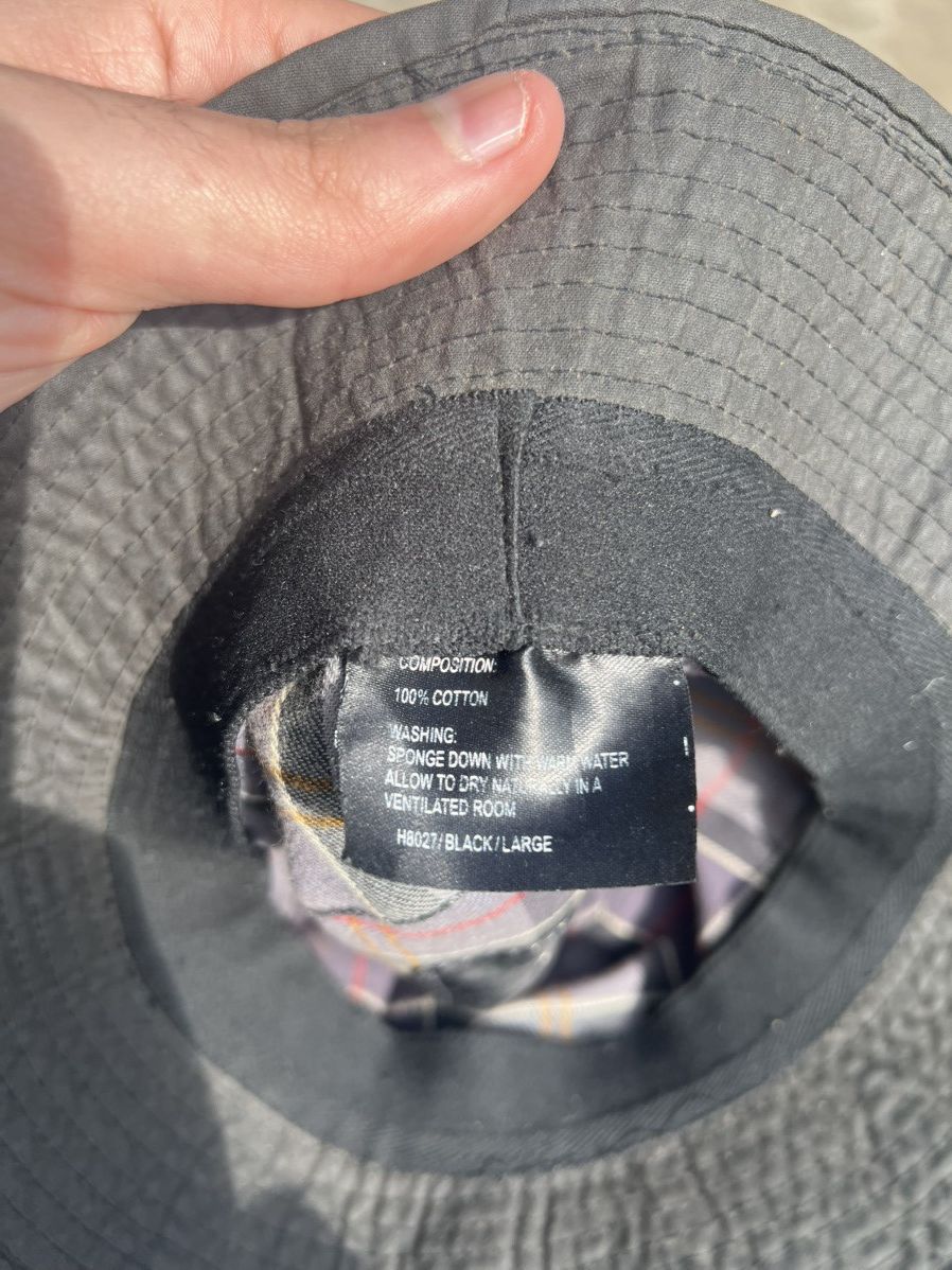 Barbour × Vintage VERY RARE BARBOUR HATS WAXED PANAMA CASUAL ENGLAND STYLE 90s Size ONE SIZE - 6 Thumbnail