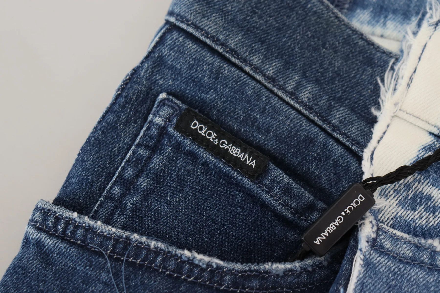 Dolce & Gabbana o1y0125 Logo Jeans in Multicolor Size US 34 / EU 50 - 5 Thumbnail