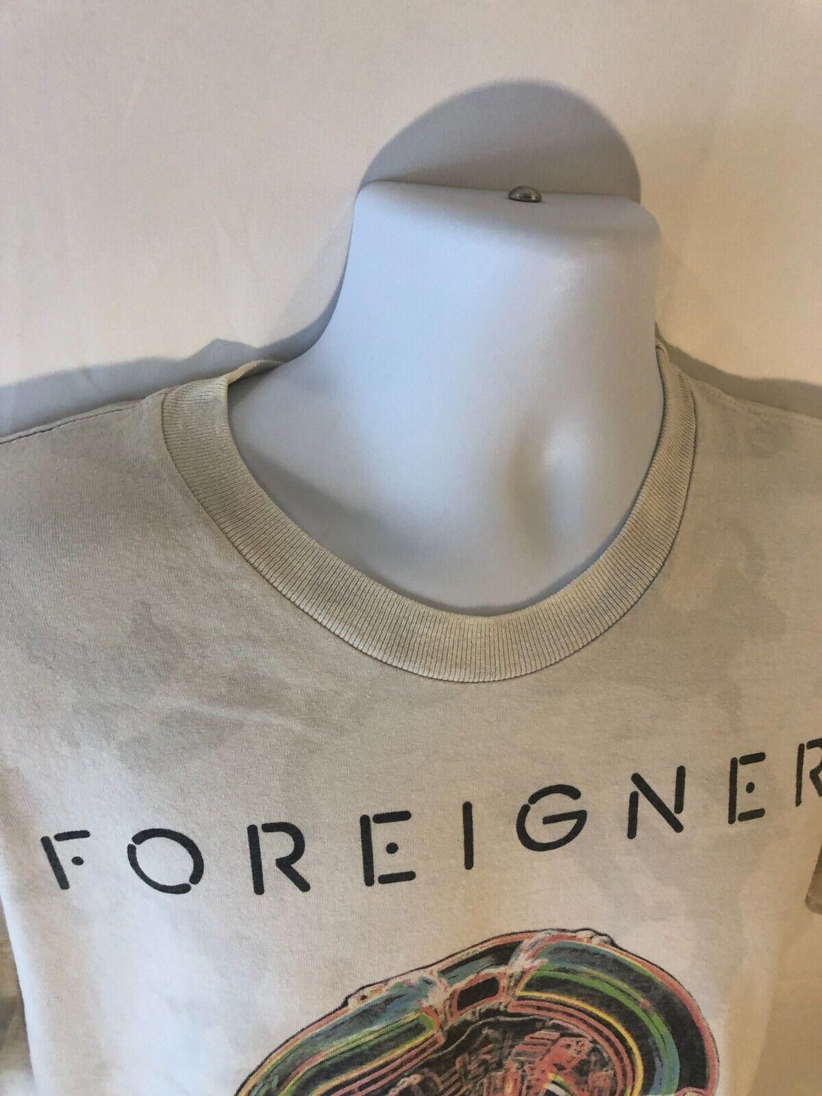 Designer Vtg Foreigner Juke Box Hero 1999 Tour T-shirt Size Large Size US XL / EU 56 / 4 - 4 Thumbnail