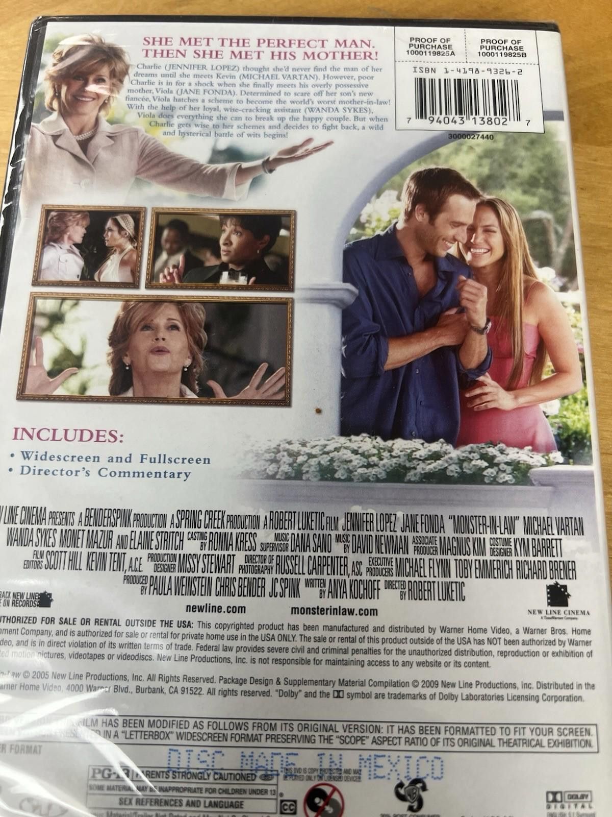 Other Monster-in-Law (DVD, 2009) BRAND NEW SEALED Size ONE SIZE - 7 Thumbnail