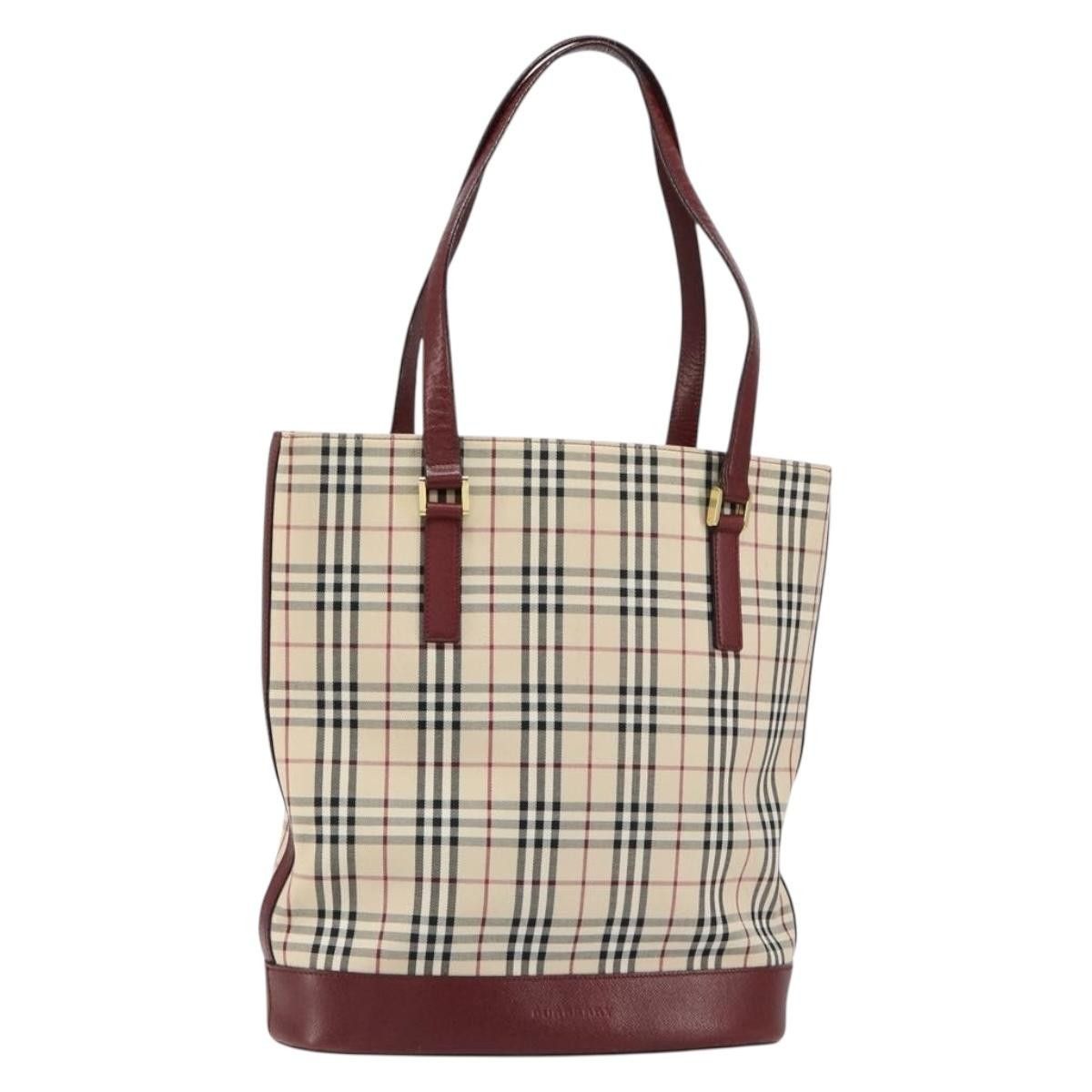 Burberry Burberry Nova Check Tote canvas check pattern Size ONE SIZE - 1 Thumbnail
