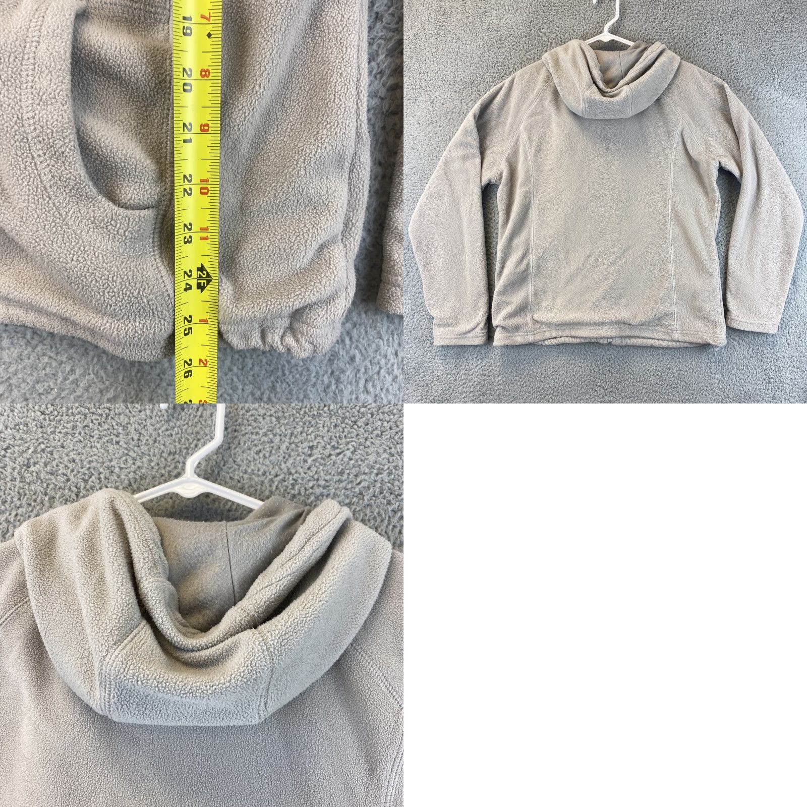 Vintage US Polo Assn. Fleece Lined Zip Hoodie Jacket Gray Size XL. / 63-13. Jersey? No. Size XL / US 12-14 / IT 48-50 - 8 Thumbnail