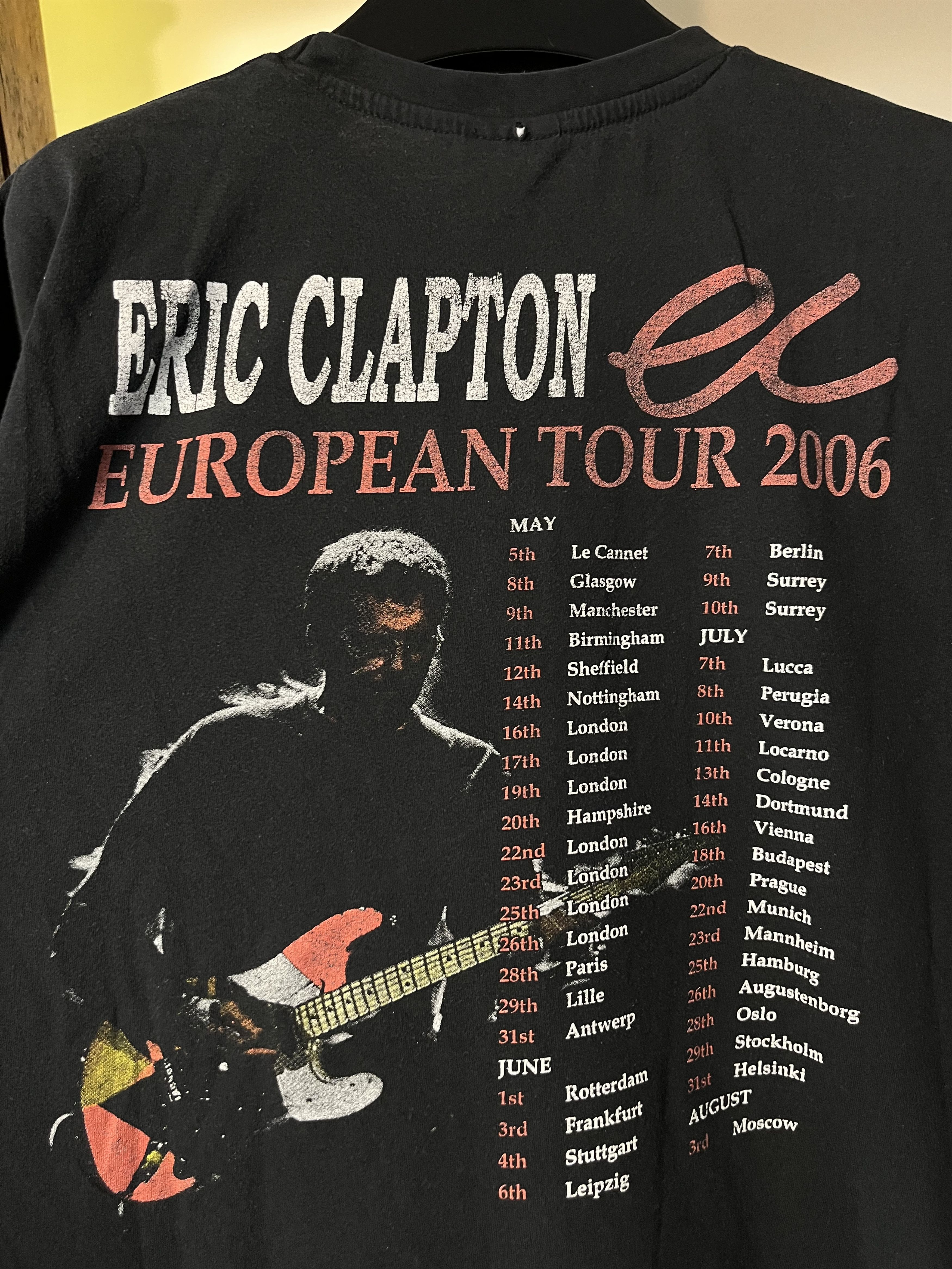 Band Tees Vintage Eric Clampton Back Home 06' Tour Size US L / EU 52-54 / 3 - 5 Thumbnail