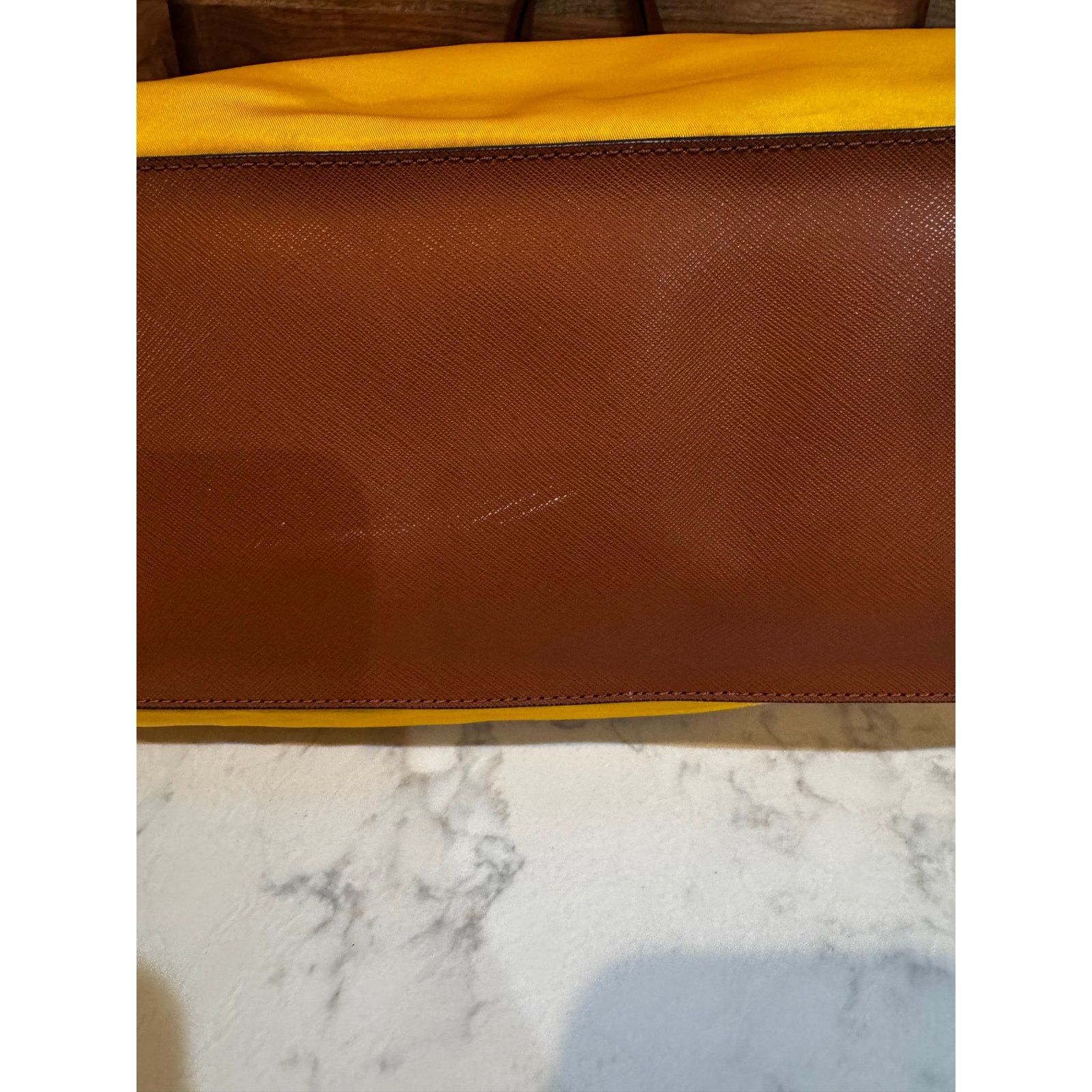 Michael Kors Michael Kors bright yellow Kempton nylon tote leather straps Size ONE SIZE - 11 Thumbnail