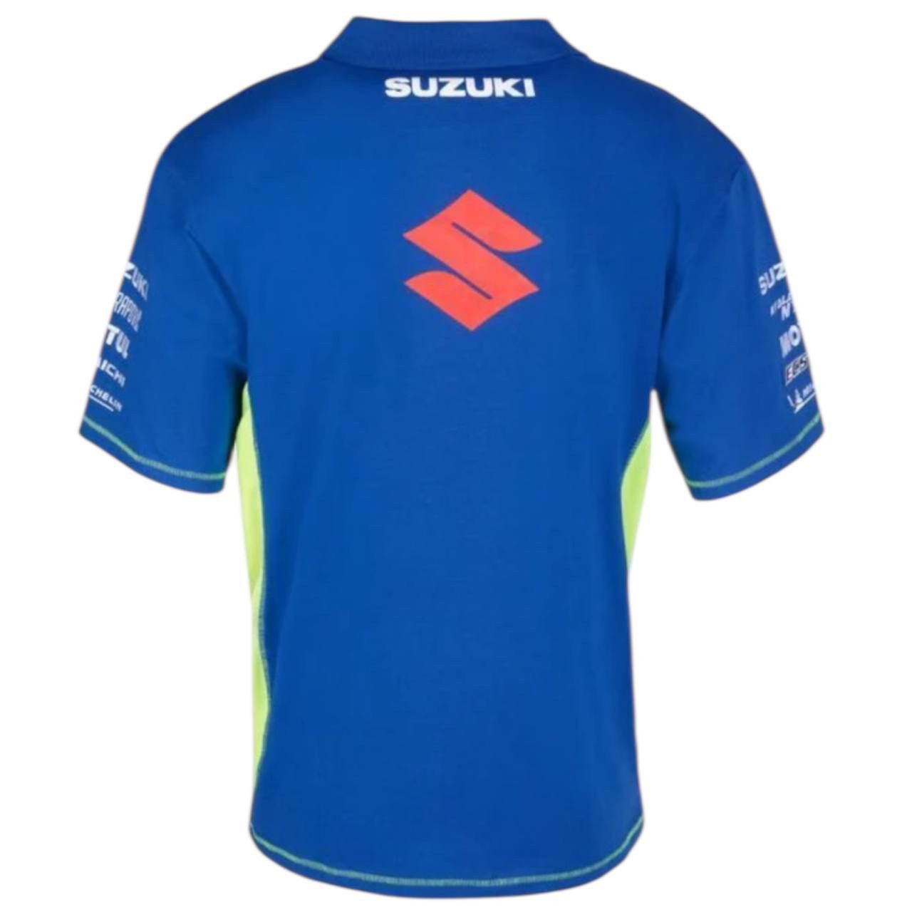 Vintage SUZUKI TEAM ECSTAR RARE RACING MERCHANDISE POLO SHIRT JERSEY Size US M / EU 48-50 / 2 - 2 Thumbnail