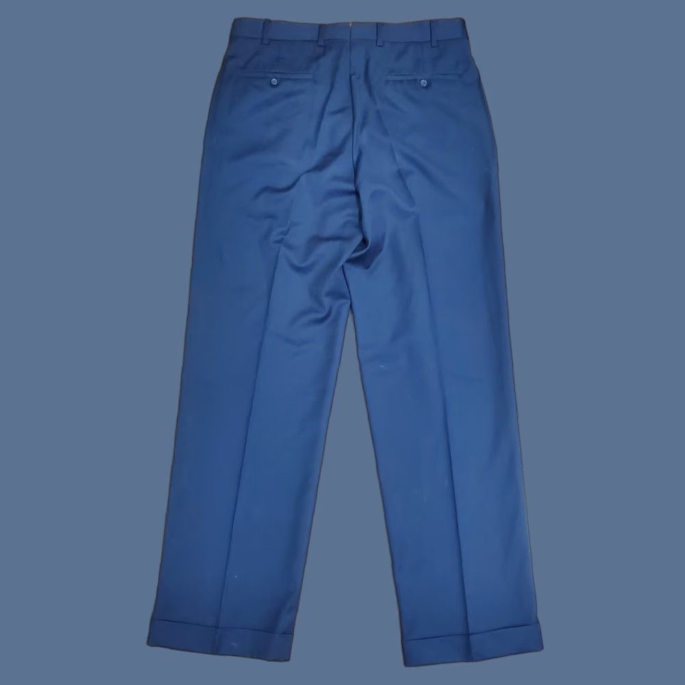 Brooks Brothers Brooks Brothers Country Club Dress Pants Mens 34x29 Navy Wool Pleated Cuffed Dress Pants Men 34 Navy Wool Pleated Cuffed Size US 34 / EU 50 - 1 Thumbnail