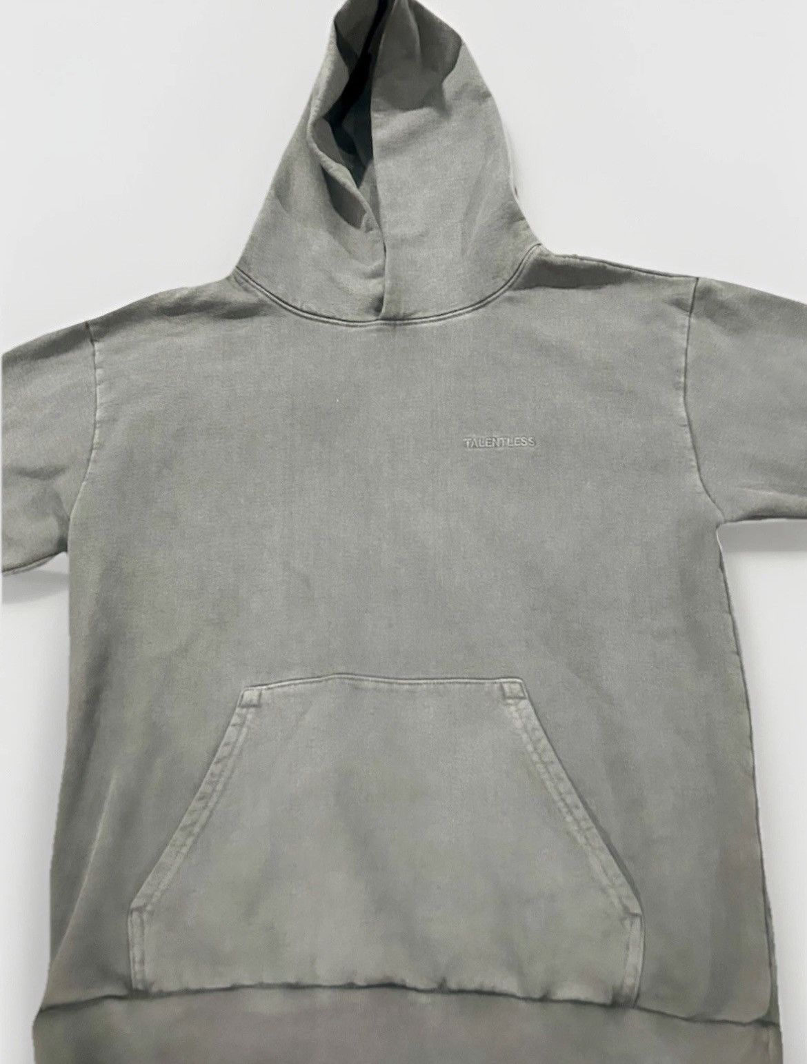 Talentless Talentless Men's Heavyweight Embroidered Hoodie – Steel Grey Size US L / EU 52-54 / 3 - 2 Thumbnail