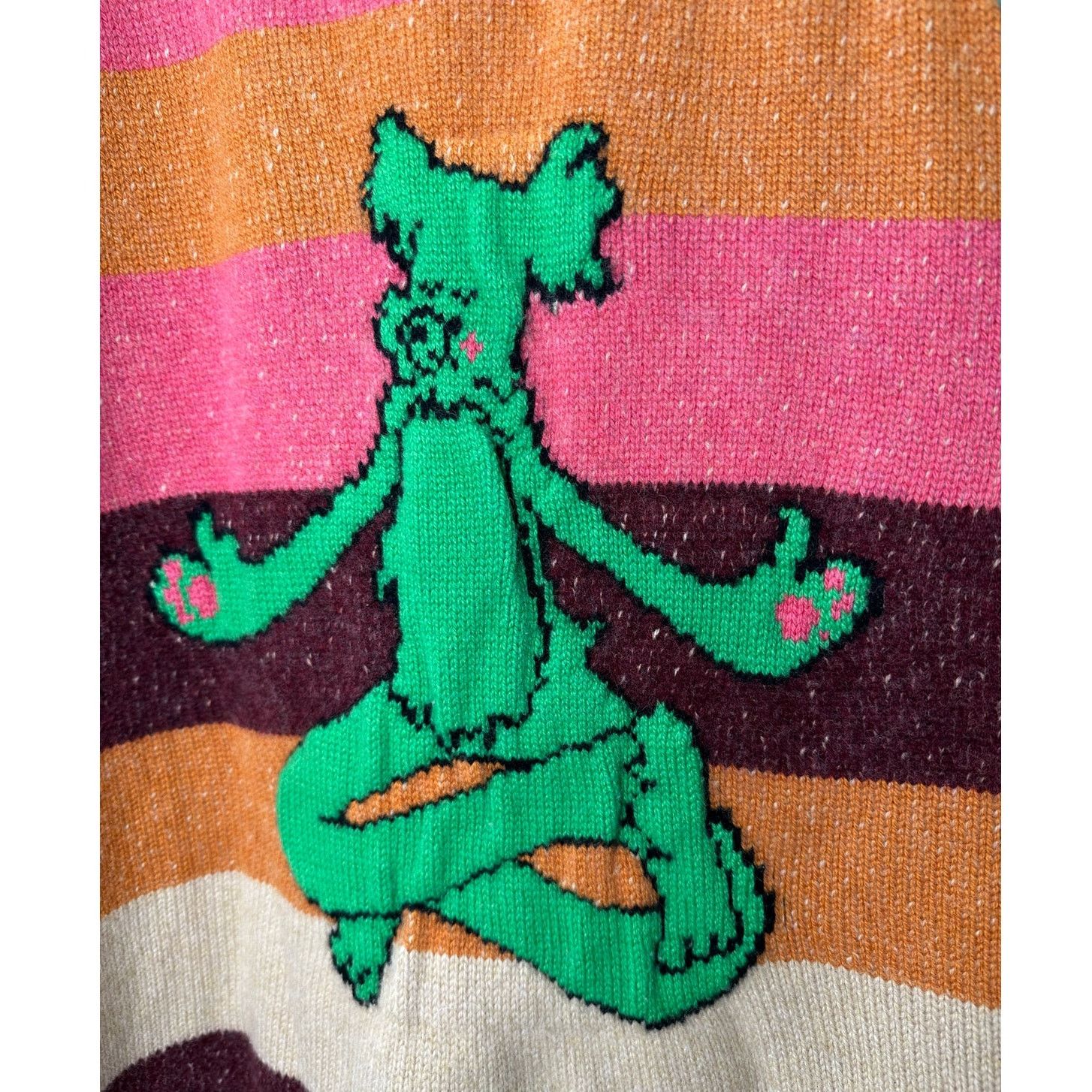 The Elder Statesman The Elder Statesman Enlightened Bear Cashmere Cardigan L Size L / US 10 / IT 46 - 6 Thumbnail