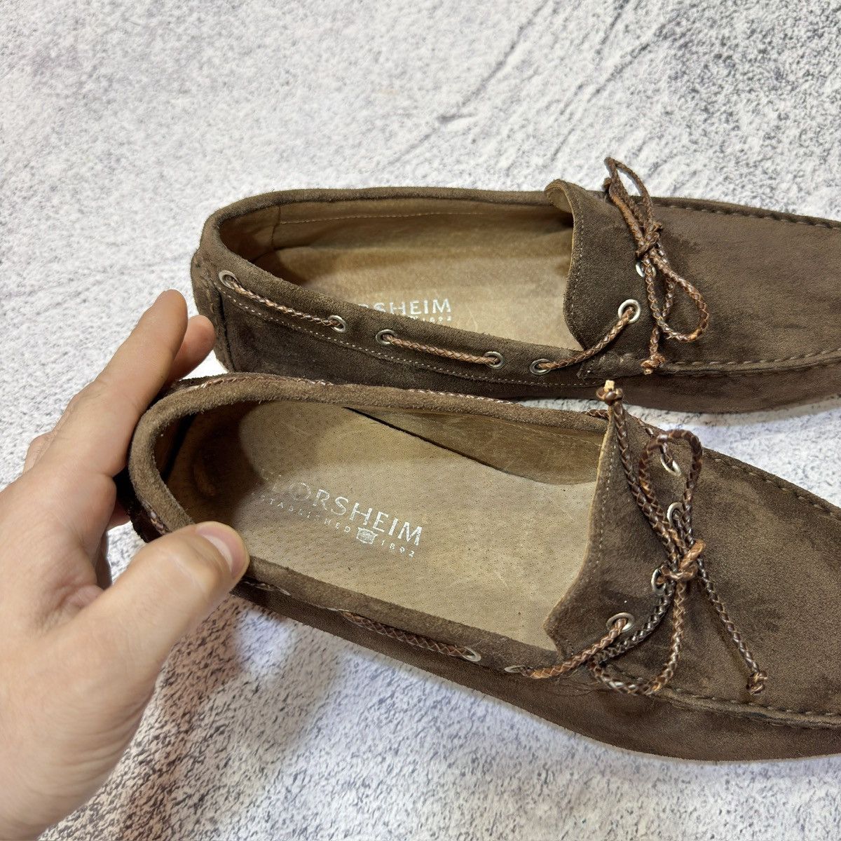 Florsheim Florsheim Mens Brown Suede Mocassins US10.5 UK10 EU44 29cm Size US 10.5 / EU 43-44 - 15 Thumbnail