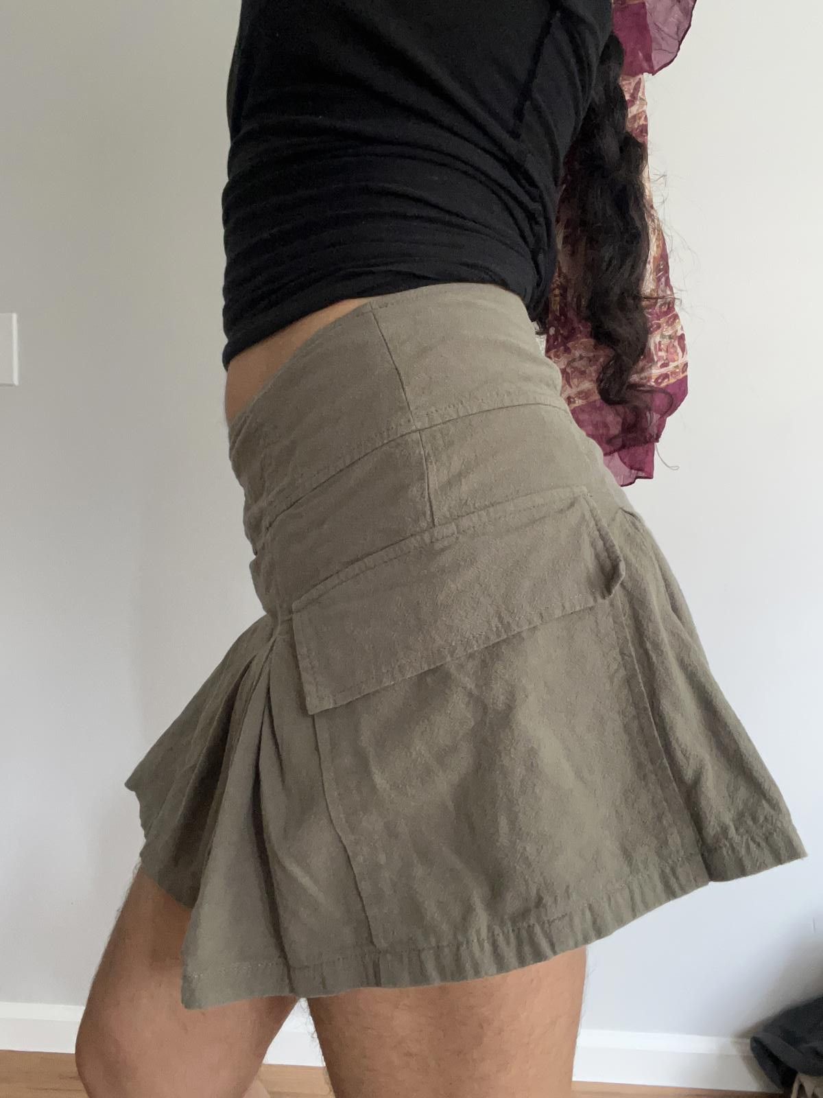 Other Women’s khaki green cotton skort Size 32" / US 10 / IT 46 - 4 Thumbnail