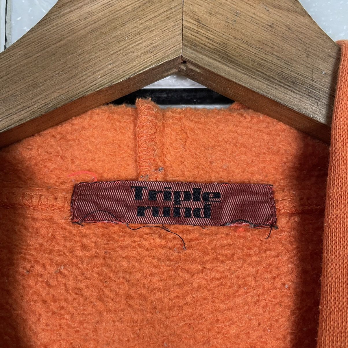 Japanese Brand Japanese Brand Triple Rund Angela Pullover Orange Hoodie Size US M / EU 48-50 / 2 - 13 Thumbnail