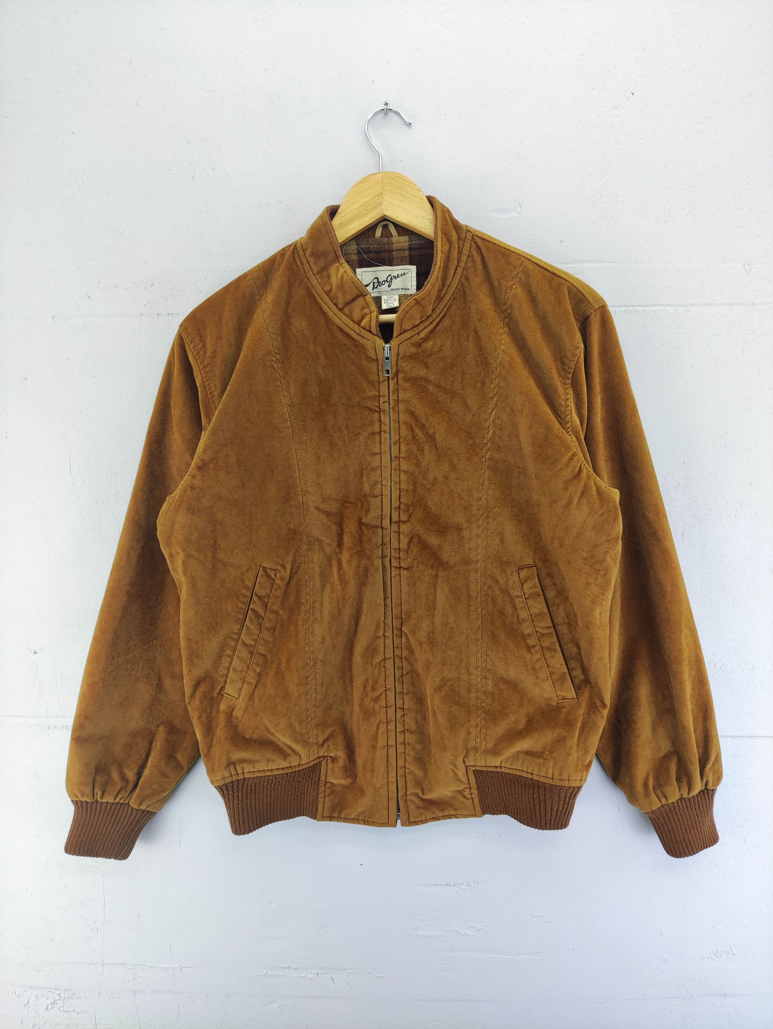 Japanese Brand Vintage Pro Green Velvet Japanese Brand Zipper Jacket Size US M / EU 48-50 / 2 - 1 Thumbnail