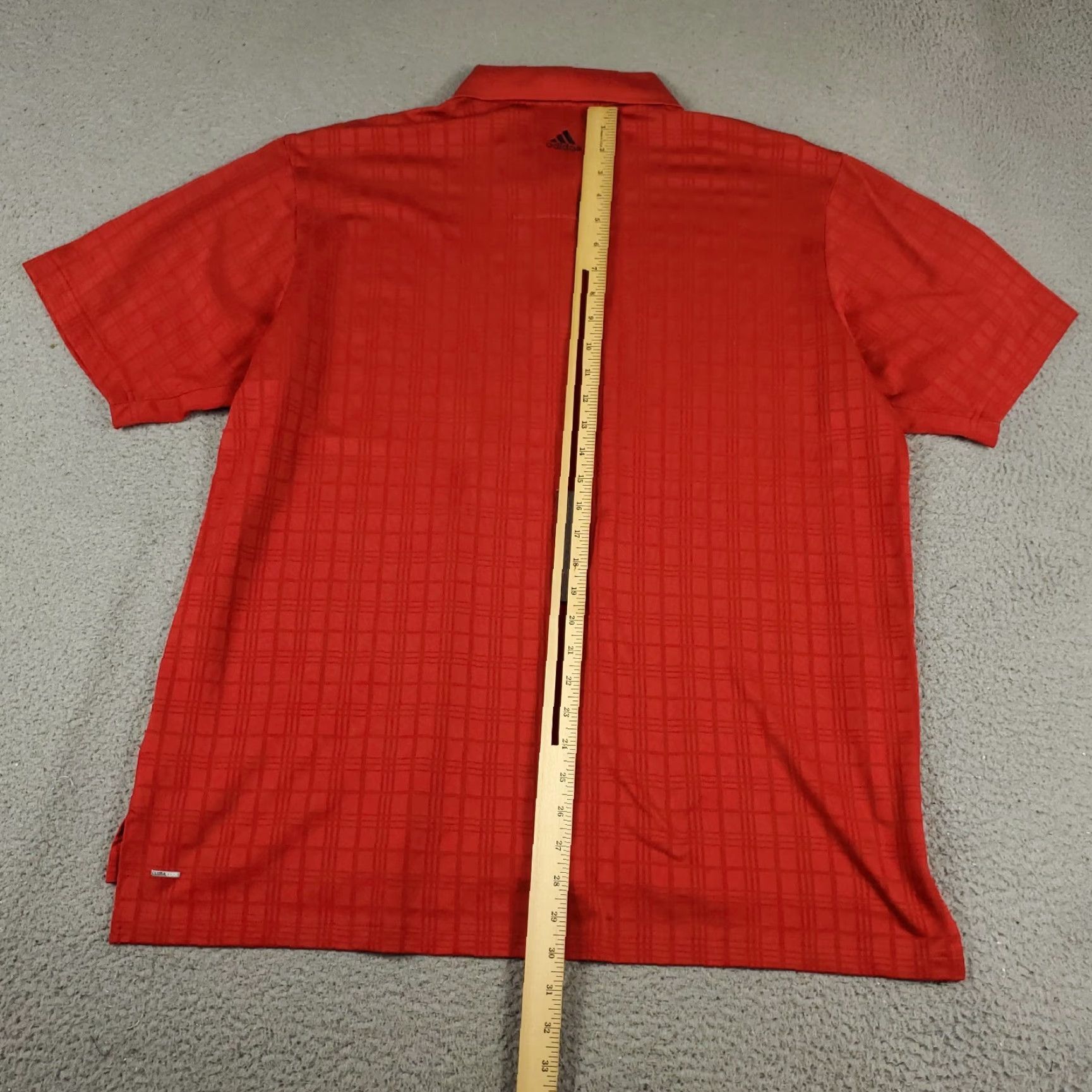 Adidas Adidas Polo Shirt Mens XL Red Plaid Golf Casual Short Sleeve Shirt Size US XL / EU 56 / 4 - 3 Thumbnail