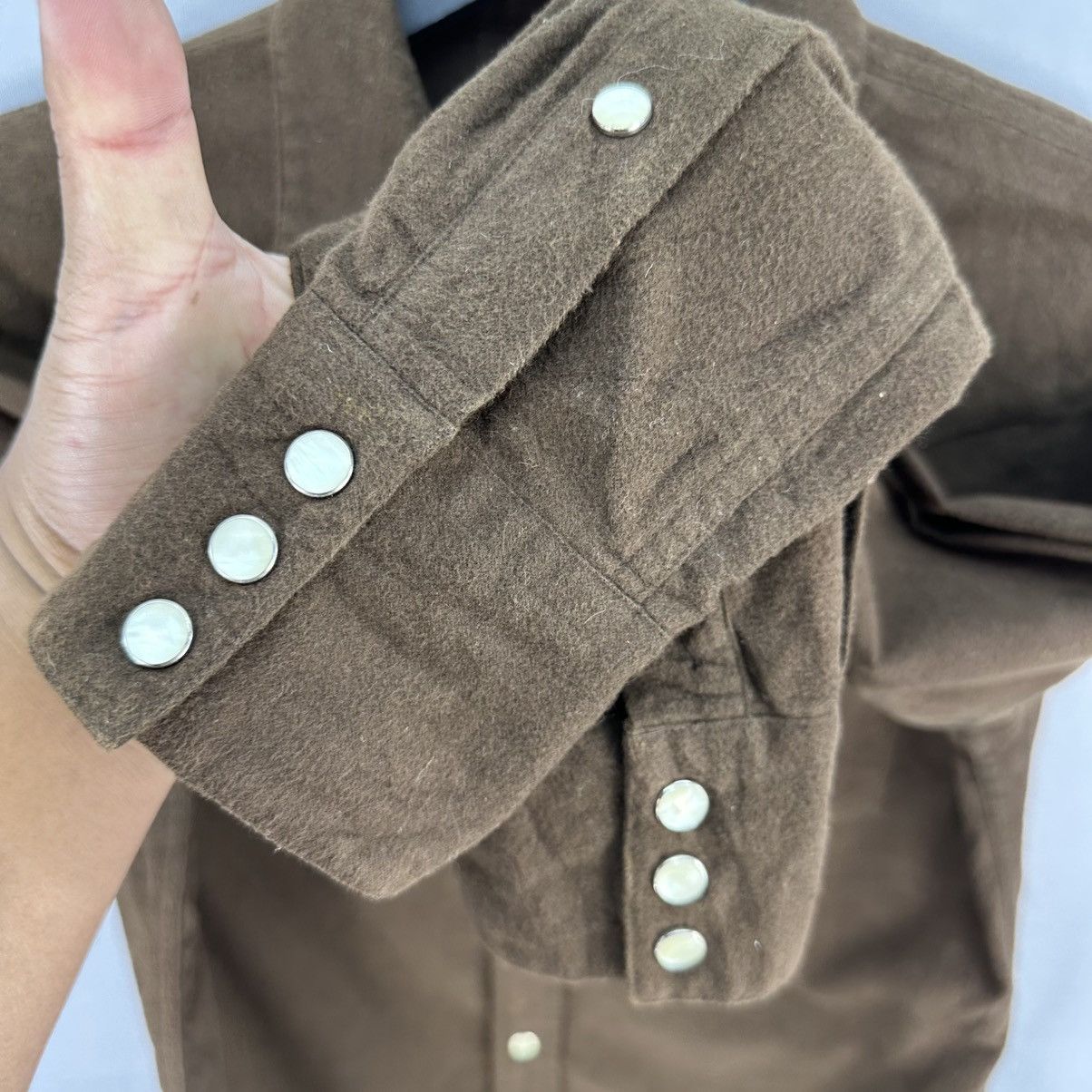 Japanese Brand Vintage Flannel American Western Cowboy Shirt Style Size S / US 4 / IT 40 - 10 Thumbnail