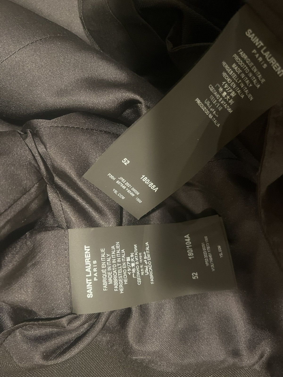 Saint Laurent Paris Saint Laurent mens suit. 52/42. $4400 Size 42R - 9 Thumbnail