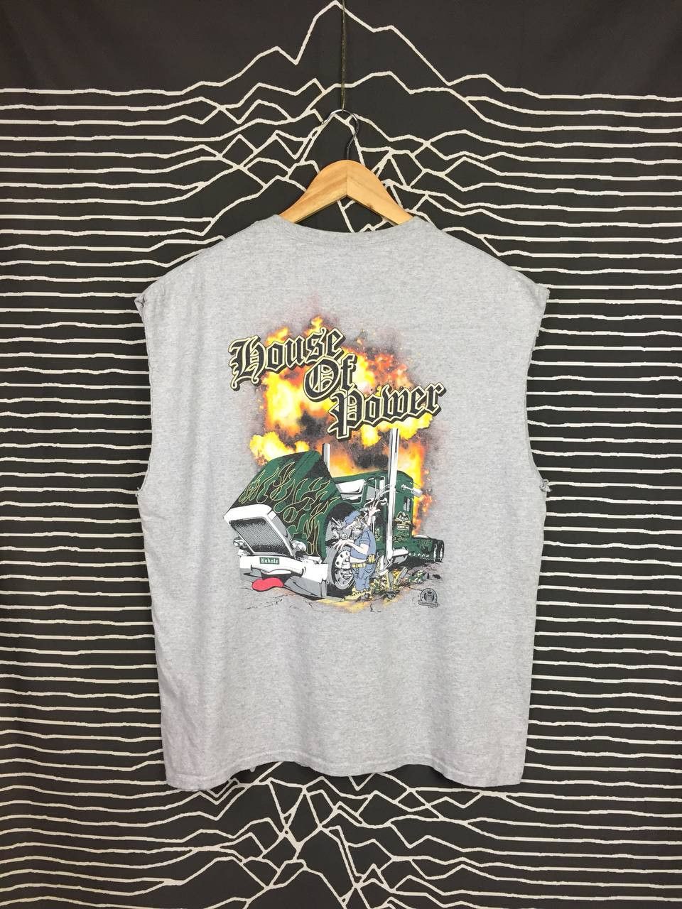 Gildan × Vintage Kuhnle Brothers House Of Power Trucker Graphic Tee Size US XL / EU 56 / 4 - 1 Thumbnail
