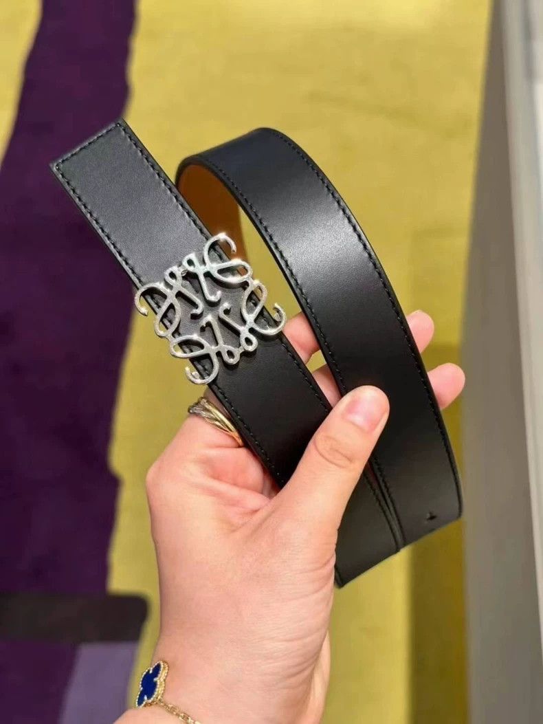 Loewe LOEWE Silver buckle classic belt Size ONE SIZE - 8 Thumbnail