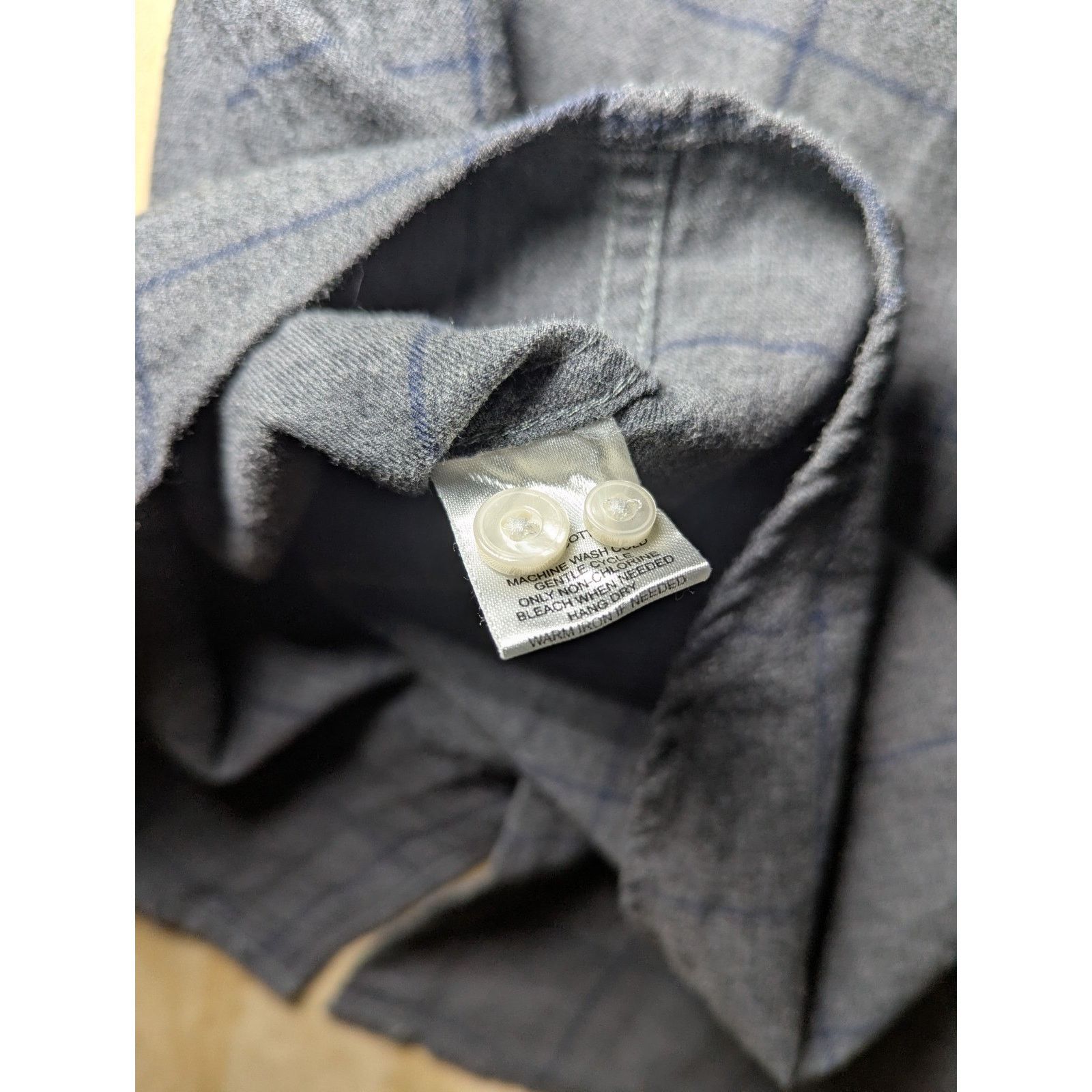 UNTUCKit UNTUCKit Men's Large Flannel Shirt Check Button Down Size US L / EU 52-54 / 3 - 6 Thumbnail
