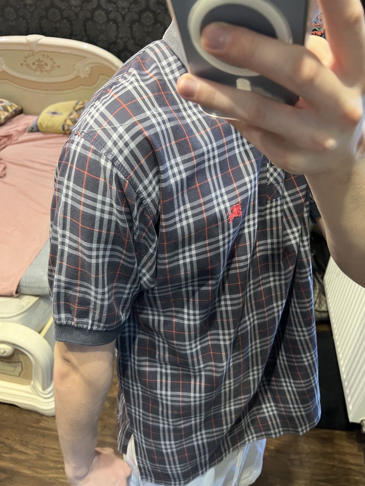 Burberry VINTAGE BURBERRY’S CHECKERED POLO SHIRT AOP NOVA CHECK SZ M Size US M / EU 48-50 / 2 - 13 Thumbnail