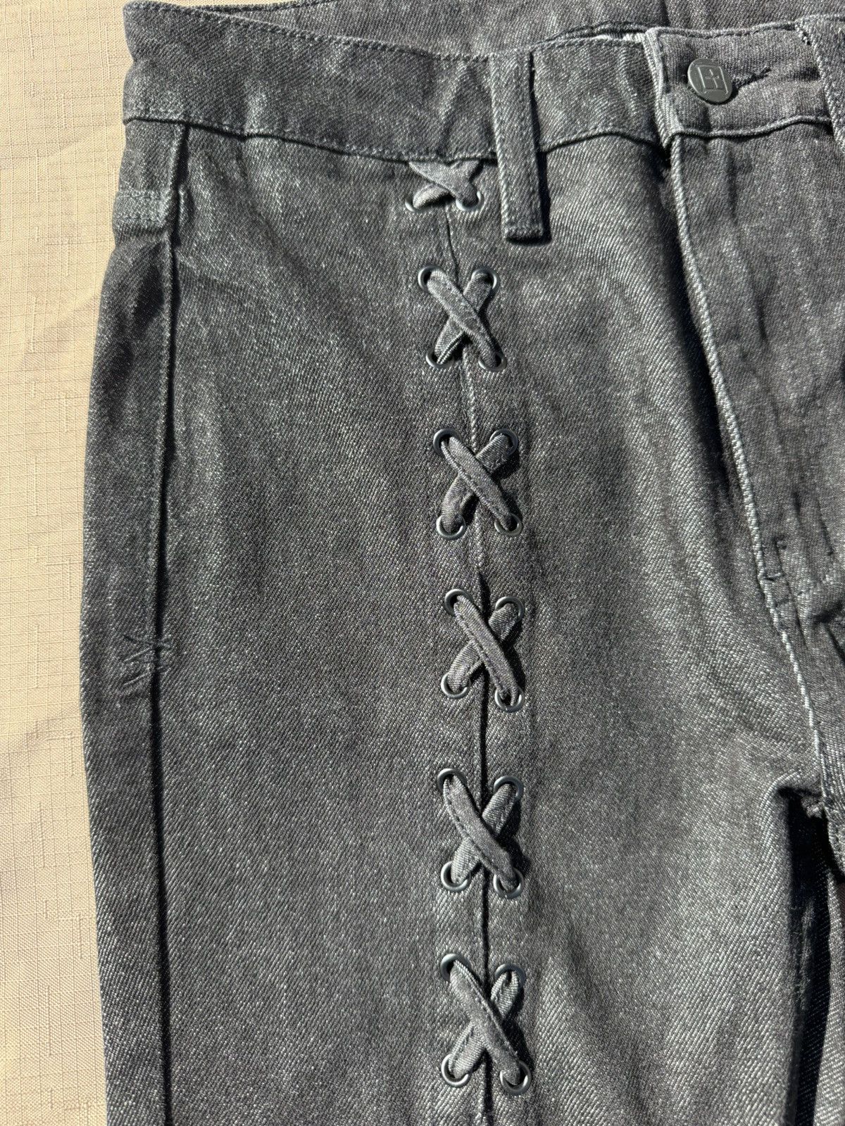 Ksubi KSUBI SOHO Ebony Laced Jeans Size 26" / US 2 / IT 38 - 5 Thumbnail