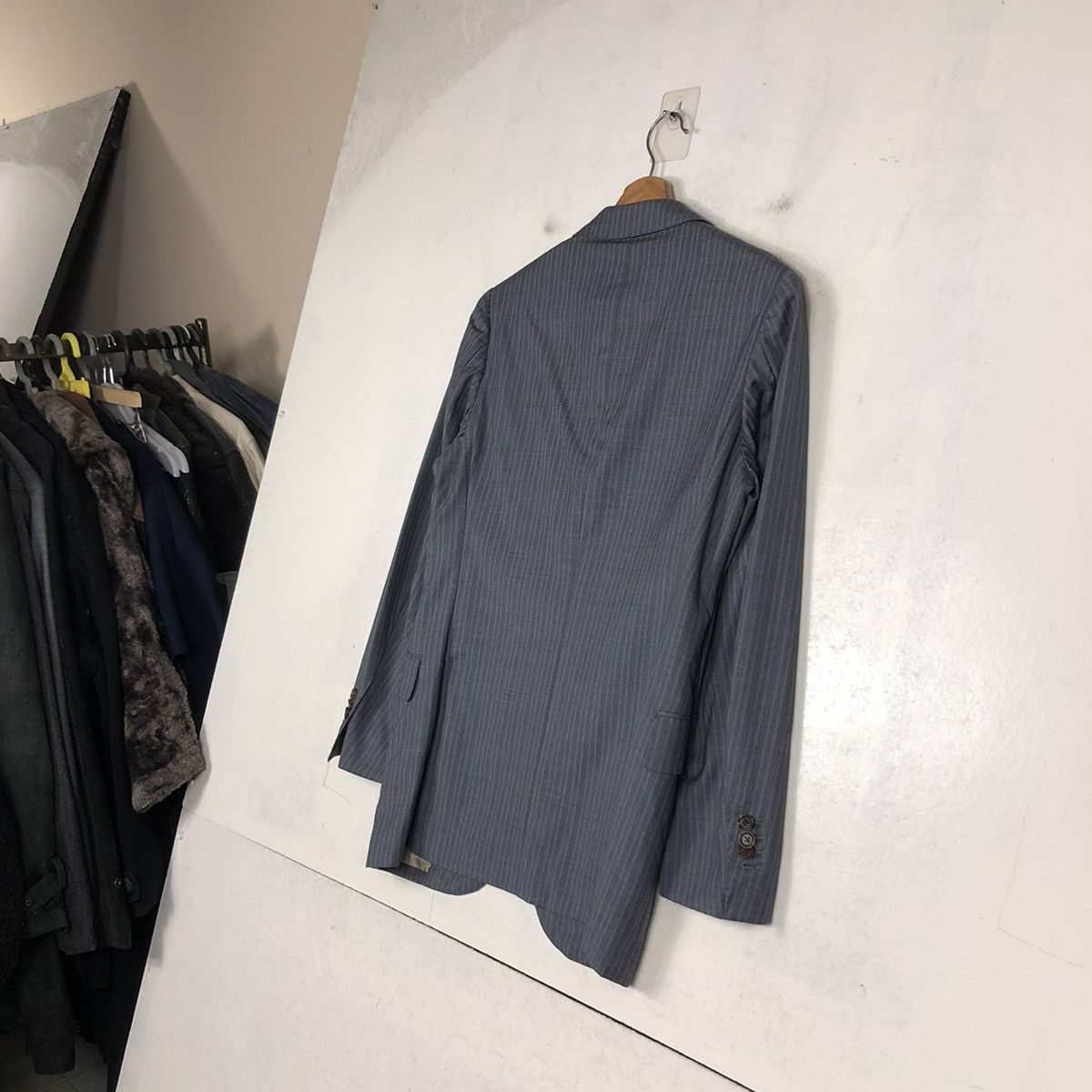 Designer 📌DOUBLE BREAST COATS STRIPED SHIPS LORO PIANA Size US S / EU 44-46 / 1 - 11 Thumbnail
