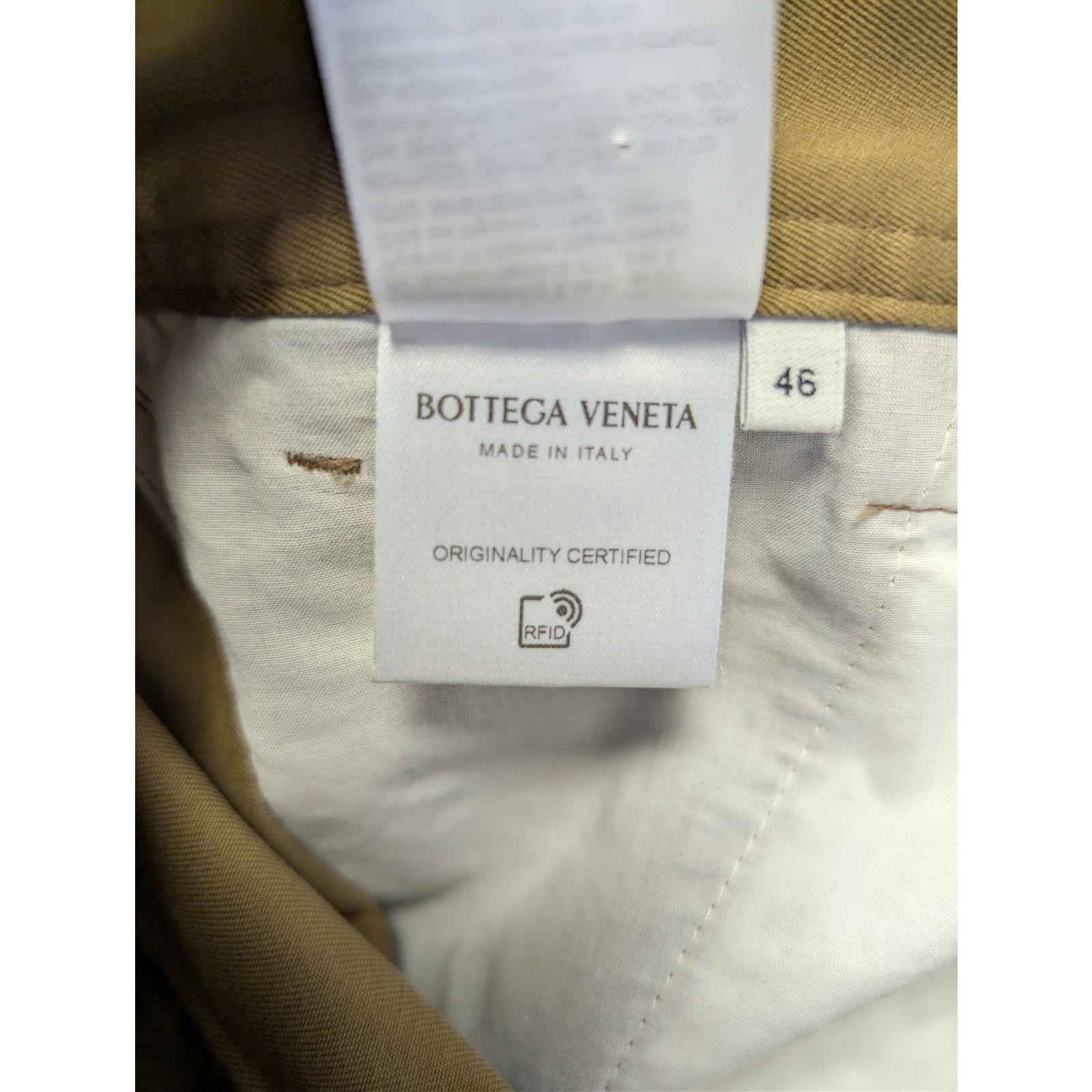 Bottega Veneta o1rshd1 Cotton Gabardine Cargo Trousers Pants Sand / Beige Size US 30 / EU 46 - 21 Thumbnail