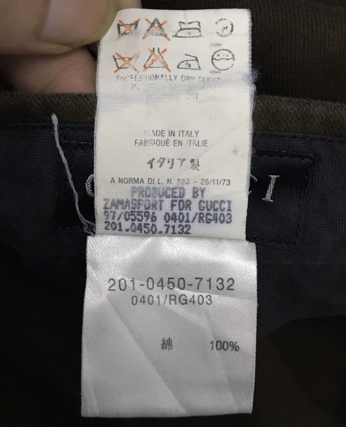 Gucci × Vintage Vintage Gucci Made In Italy Pants Size US 29 - 10 Thumbnail