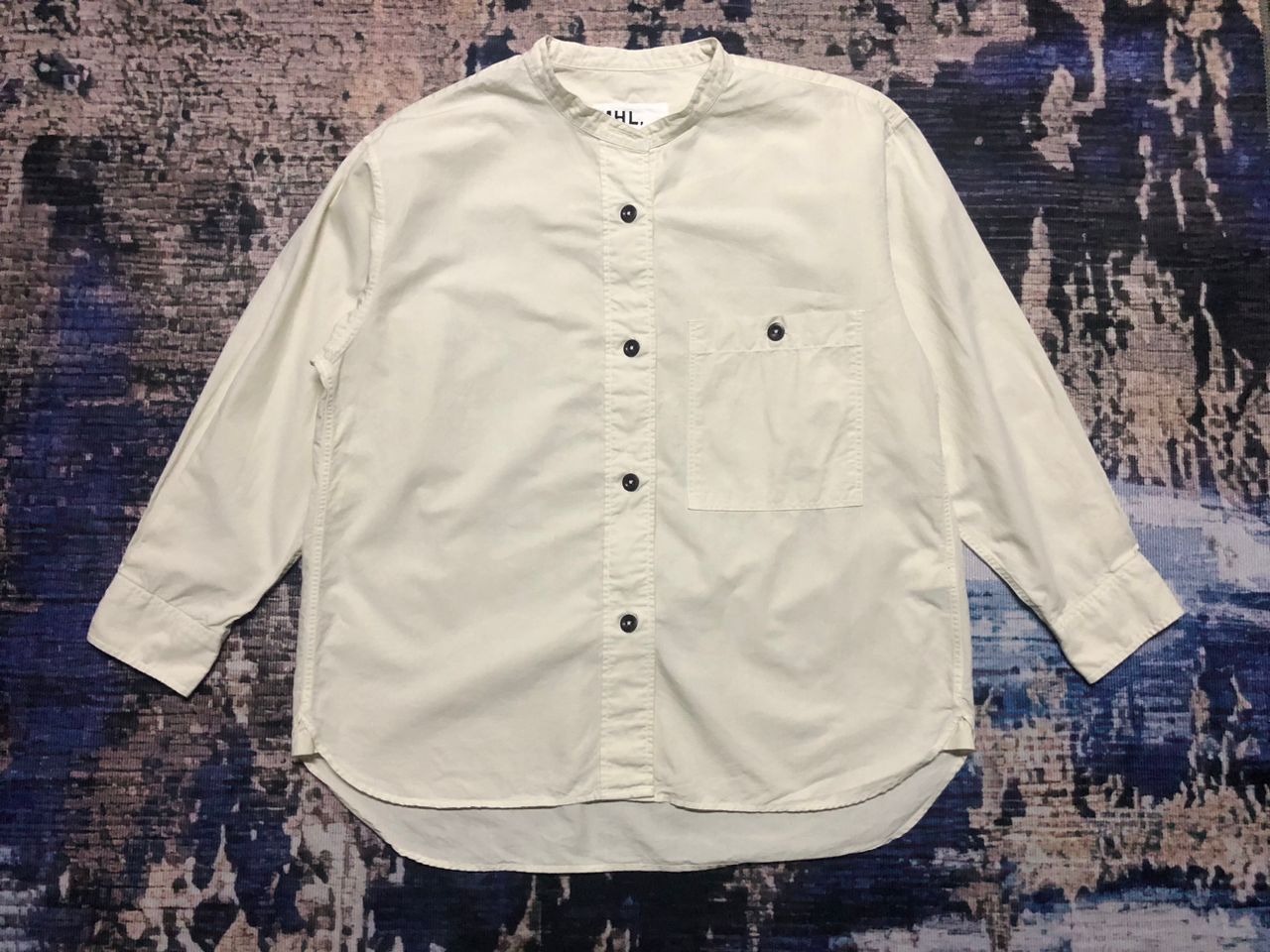 Margaret Howell Margaret Howell Band Collar Shirt Blouse Size S / US 4 / IT 40 - 1 Thumbnail