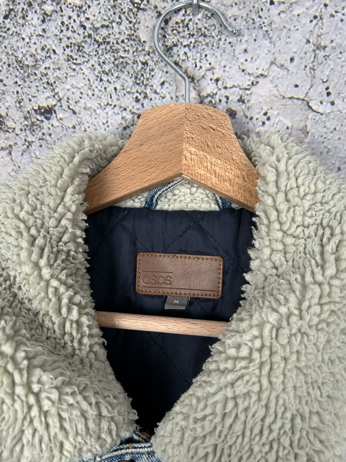 Asos Asos Denim Sherpa Jacket Trucker Winter Streetwear Hype Size US M / EU 48-50 / 2 - 5 Thumbnail