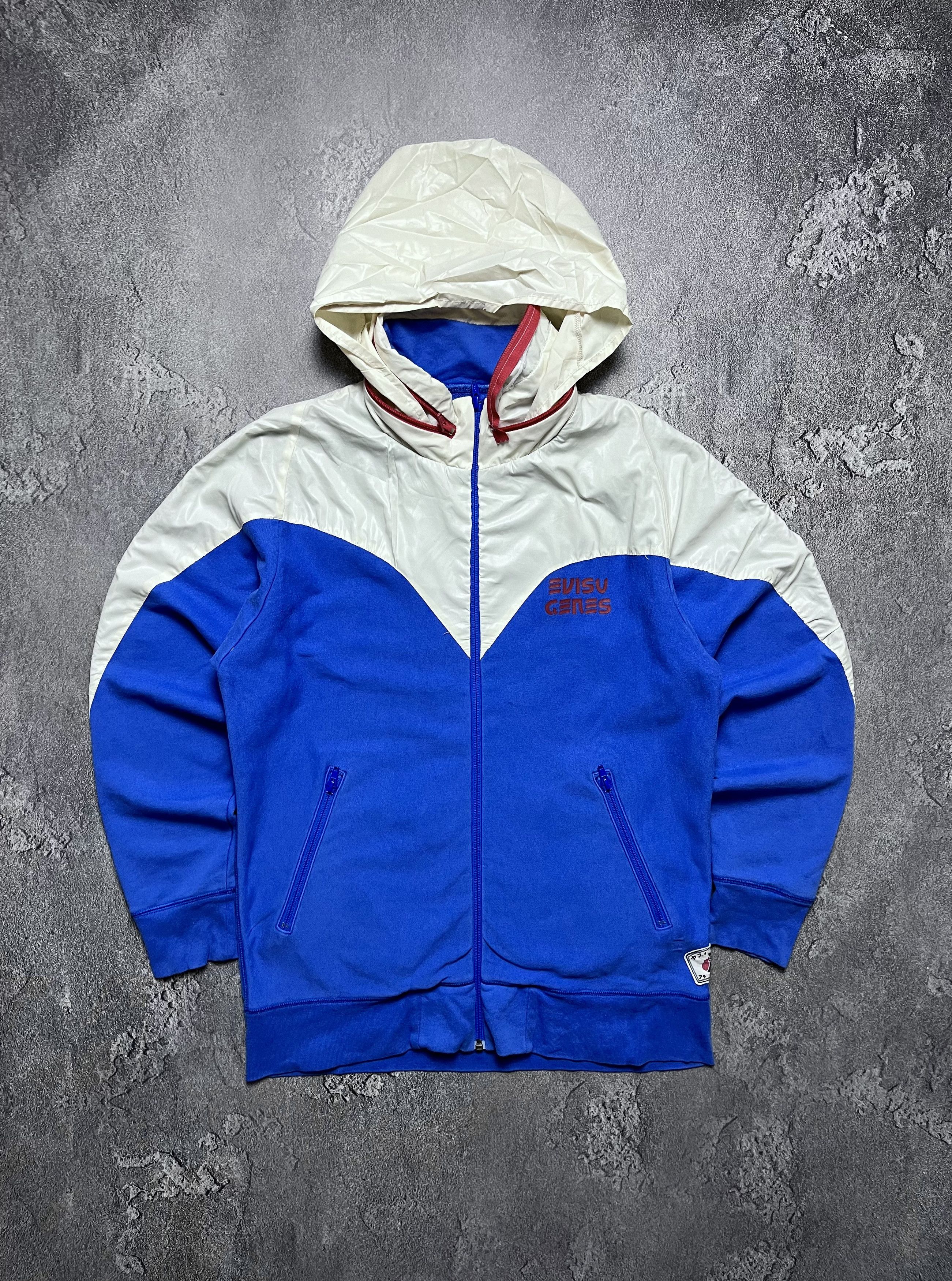 Evisu 90x Vintage Evisu Zip Hoodie Track Jacket Big Logo Mens L Size US L / EU 52-54 / 3 - 1 Thumbnail