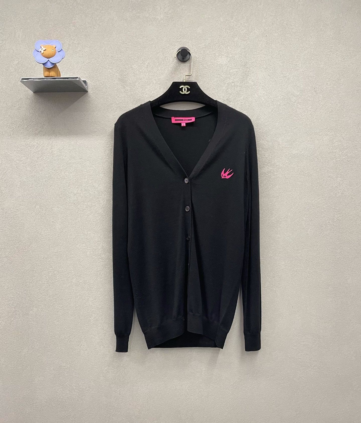 MCQ MCQ Black Knit Cardigan Size XS / US 0-2 / IT 36-38 - 1 Thumbnail