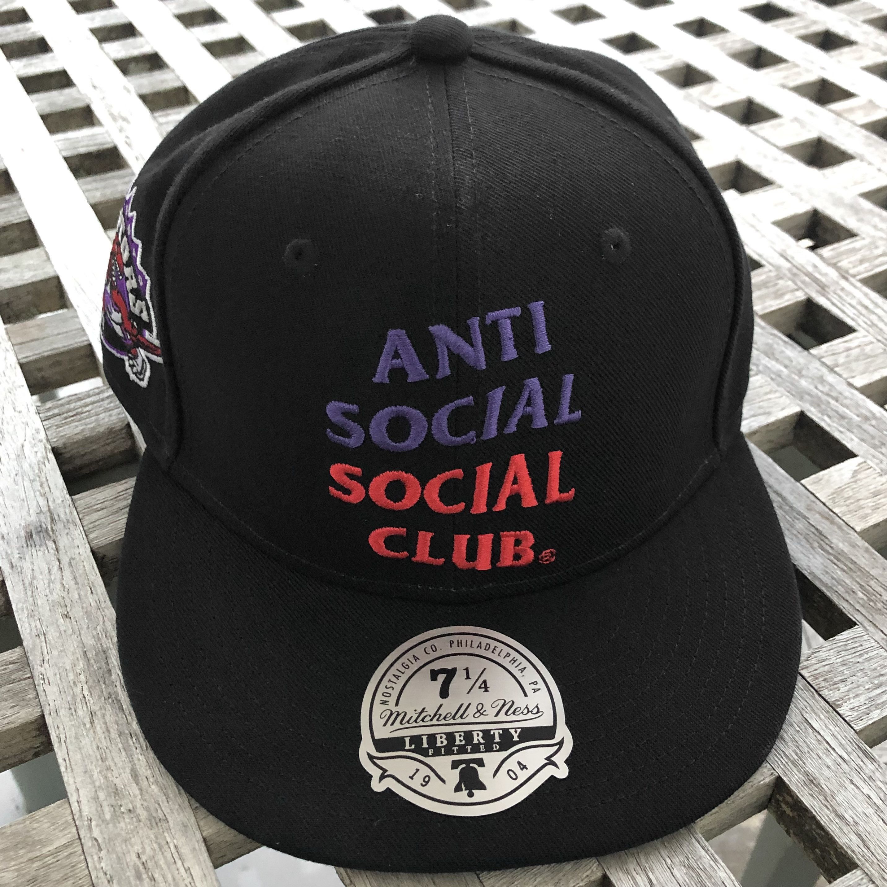Anti Social Social Club Anti Social Social Club ASSC Toronto Raptors M&N Hat 7 1/4 Size ONE SIZE - 2 Thumbnail