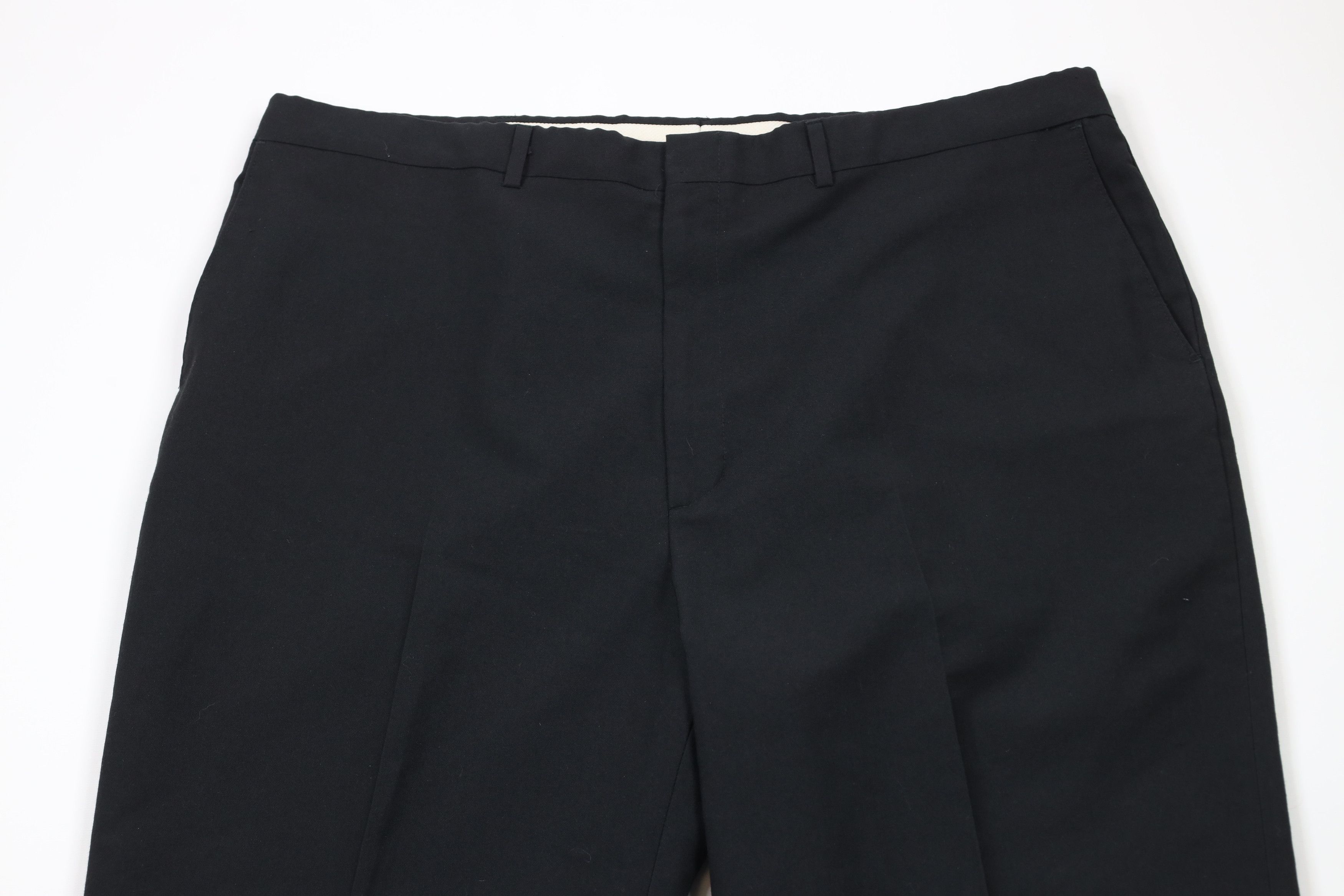 Vintage Vintage 90s Streetwear Wool Blend Wide Leg Chino Pants Size US 42 / EU 58 - 2 Thumbnail
