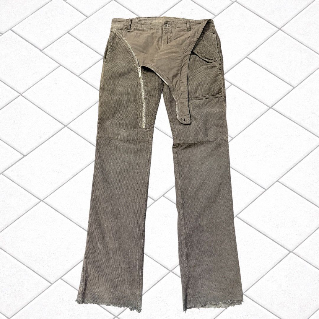 Rick Owens Rick Owens FW08 “Stag” Double Layer Aircut Pants Size US 31 - 1 Thumbnail