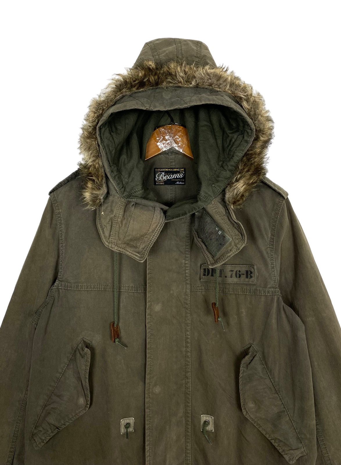Beams Plus Rare‼️ Beams Fishtail Hoodie Fur Parka Size US M / EU 48-50 / 2 - 4 Thumbnail