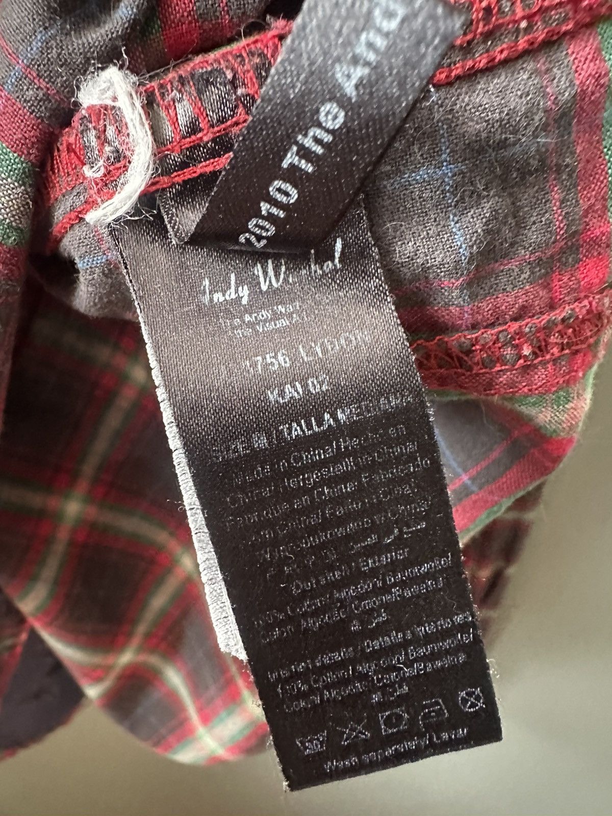 Pepe Jeans Pepe Jeans London Andy Warhol Queen Patchwork Check Shirt Size US M / EU 48-50 / 2 - 6 Thumbnail