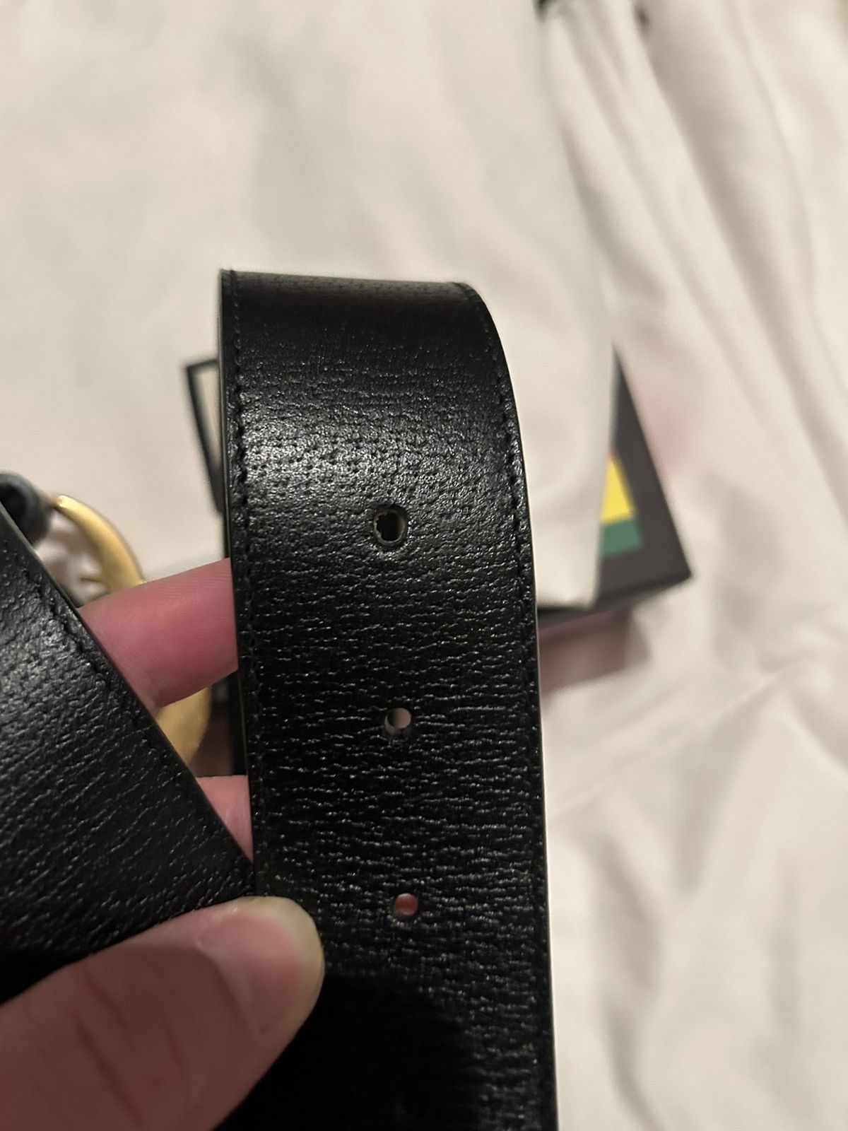 Gucci Gucci Belt Double G Logo leather belt Size ONE SIZE - 4 Thumbnail