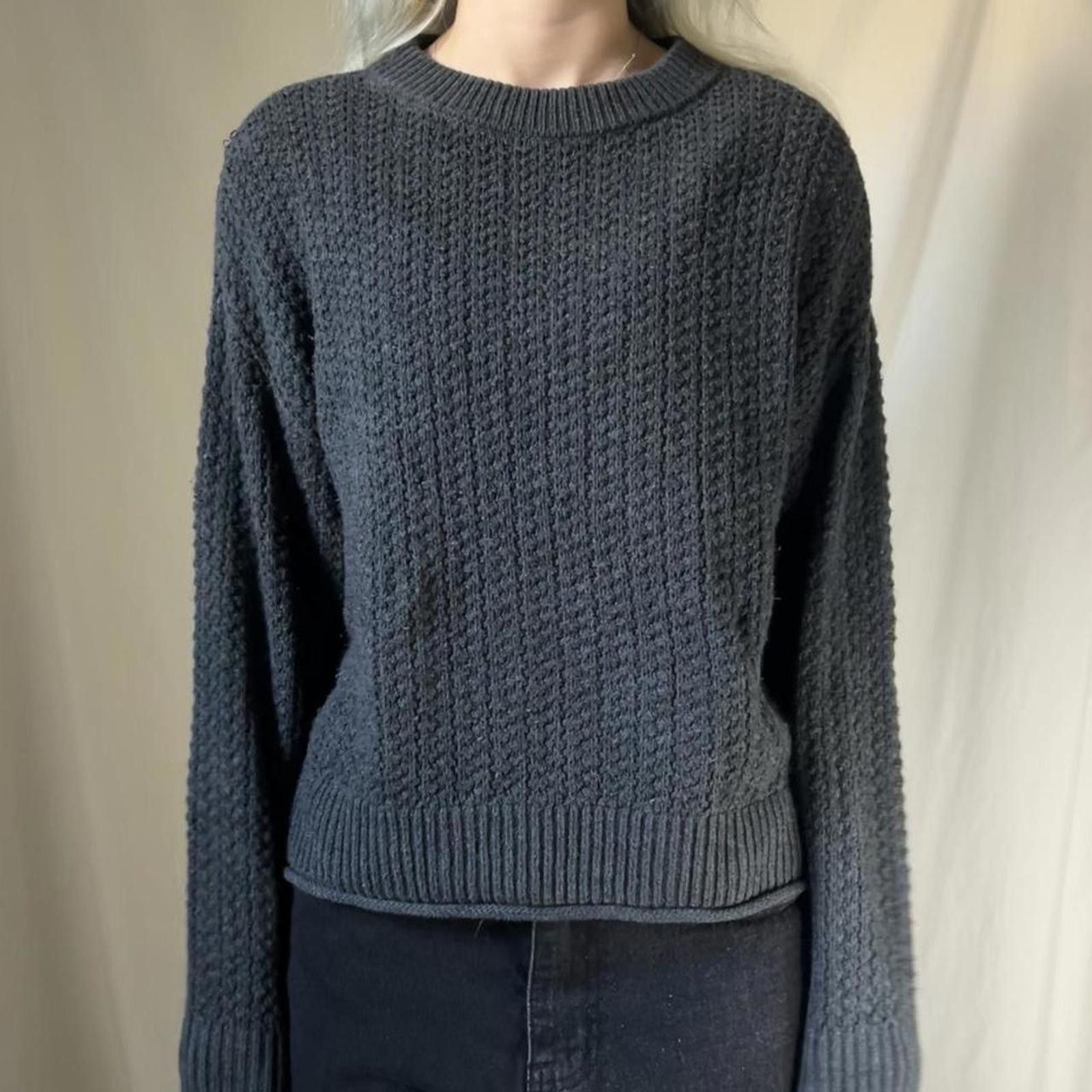 Other Grungey charcoal grey knit sweater Size XS / US 0-2 / IT 36-38 - 1 Thumbnail