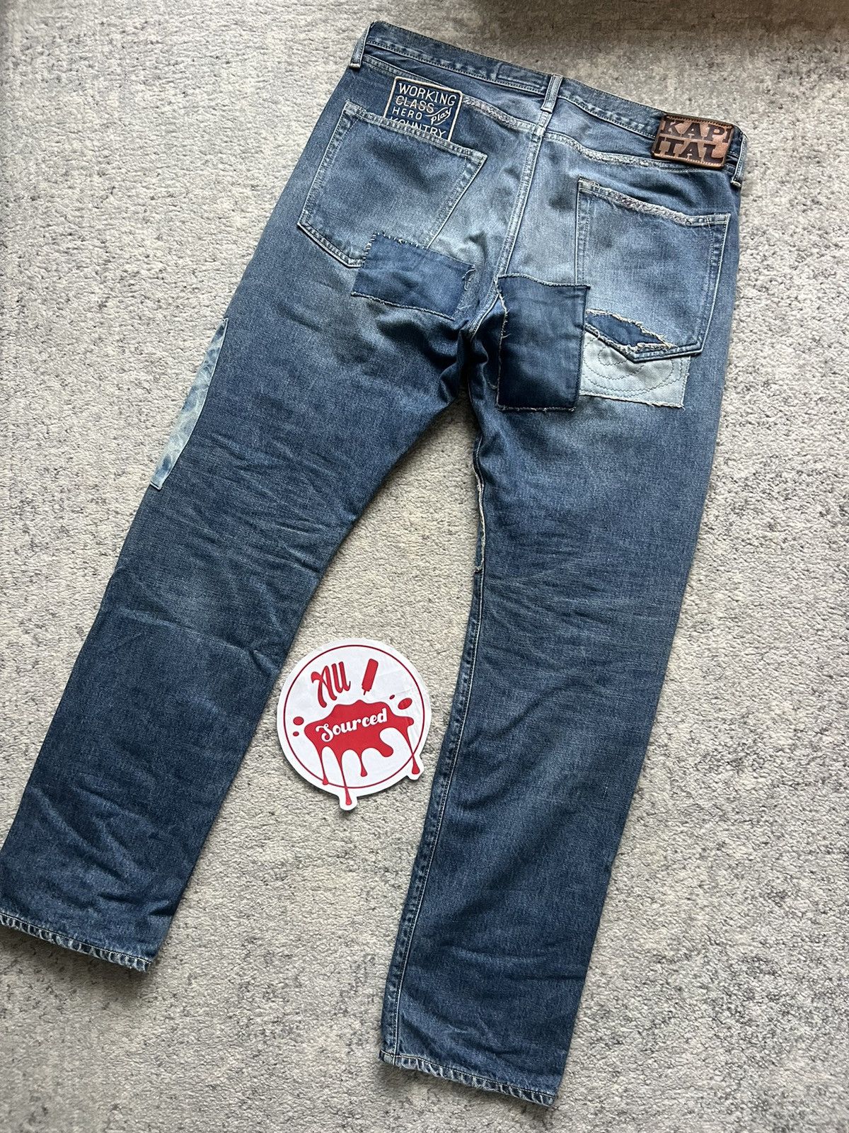 Kapital Kapital 14oz Denim Dixie Monkey Cisco Jeans Size US 36 / EU 52 - 5 Thumbnail