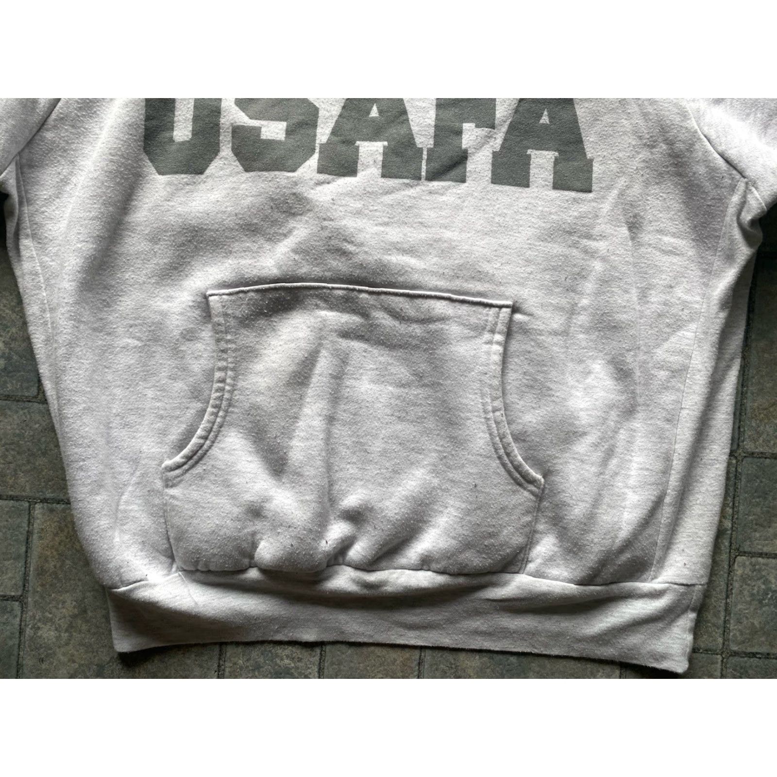 Vintage VINTAGE Heart And Core Hoodie Men's XS Gray Logo USA Pullover USAFA Theme Size US XS / EU 42 / 0 - 3 Thumbnail