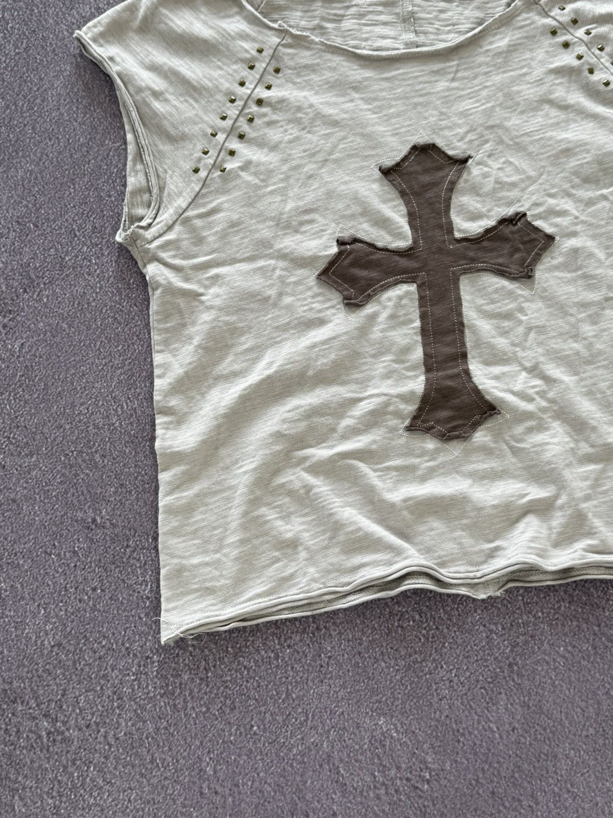 Hysteric Glamour Y2K Chrome Hearts Style Grunge Top T-Shirt Size L / US 10 / IT 46 - 6 Thumbnail