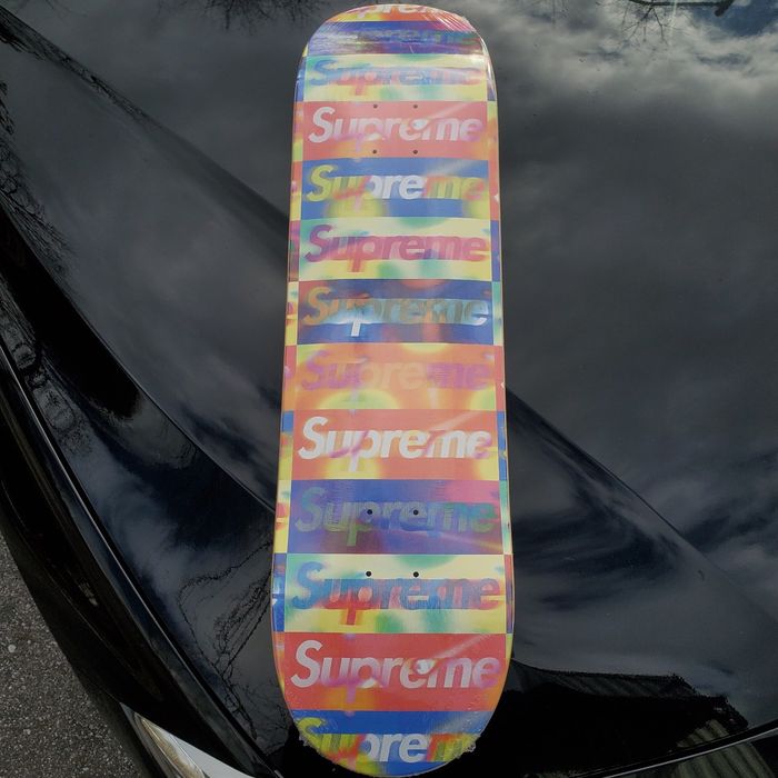 Supreme Distorted Logo Skateboard | Grailed