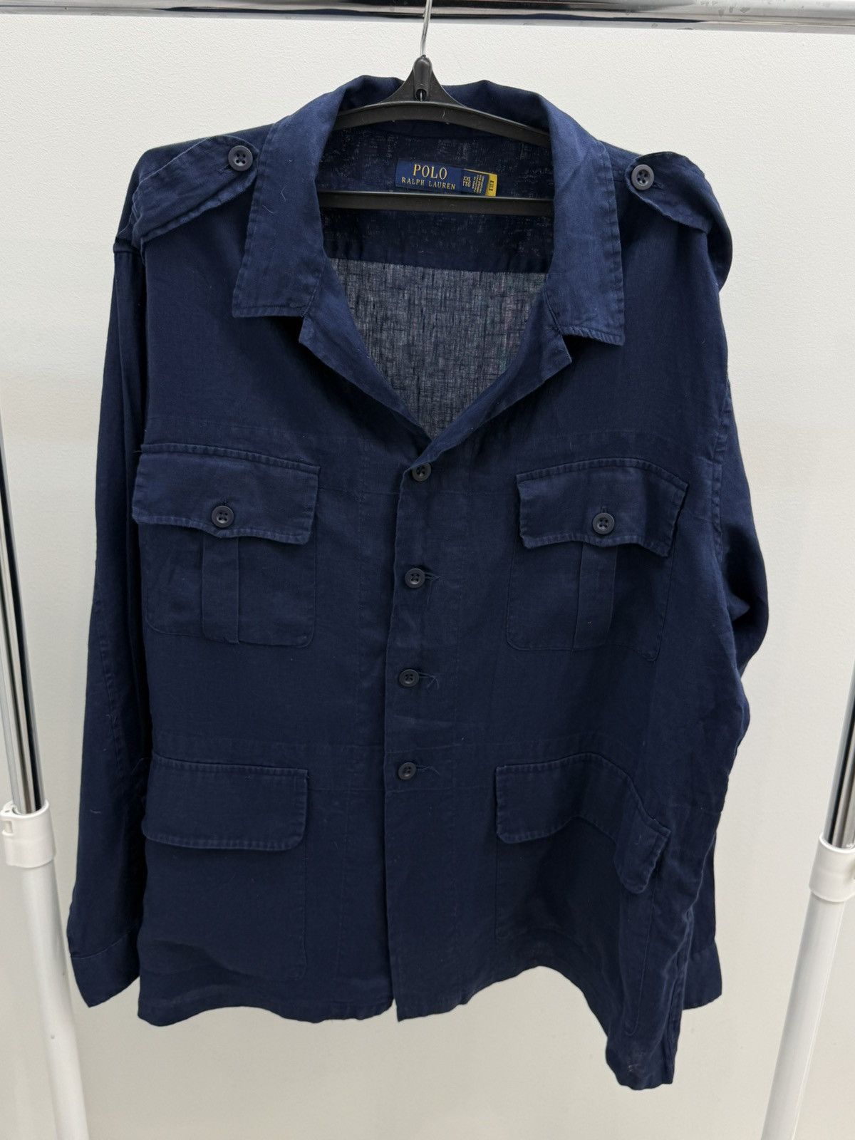 Polo Ralph Lauren Polo Ralph Lauren M65 Linen Jacket Size US XXL / EU 58 / 5 - 2 Thumbnail