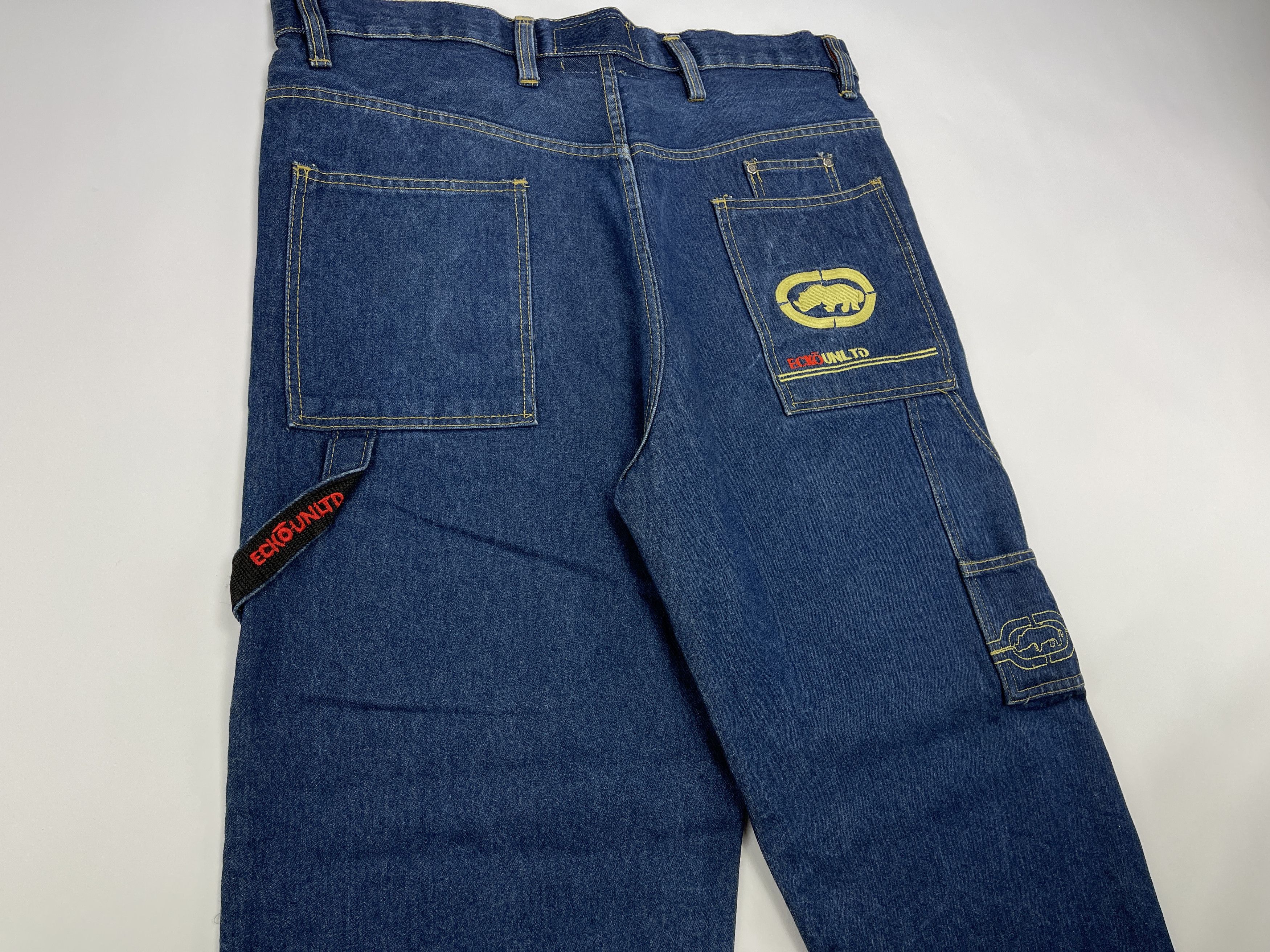 Ecko Unltd. Ecko Unltd jeans, baggy, vintage 90s hip hop skater Y2K W 36 Size US 36 / EU 52 - 4 Thumbnail