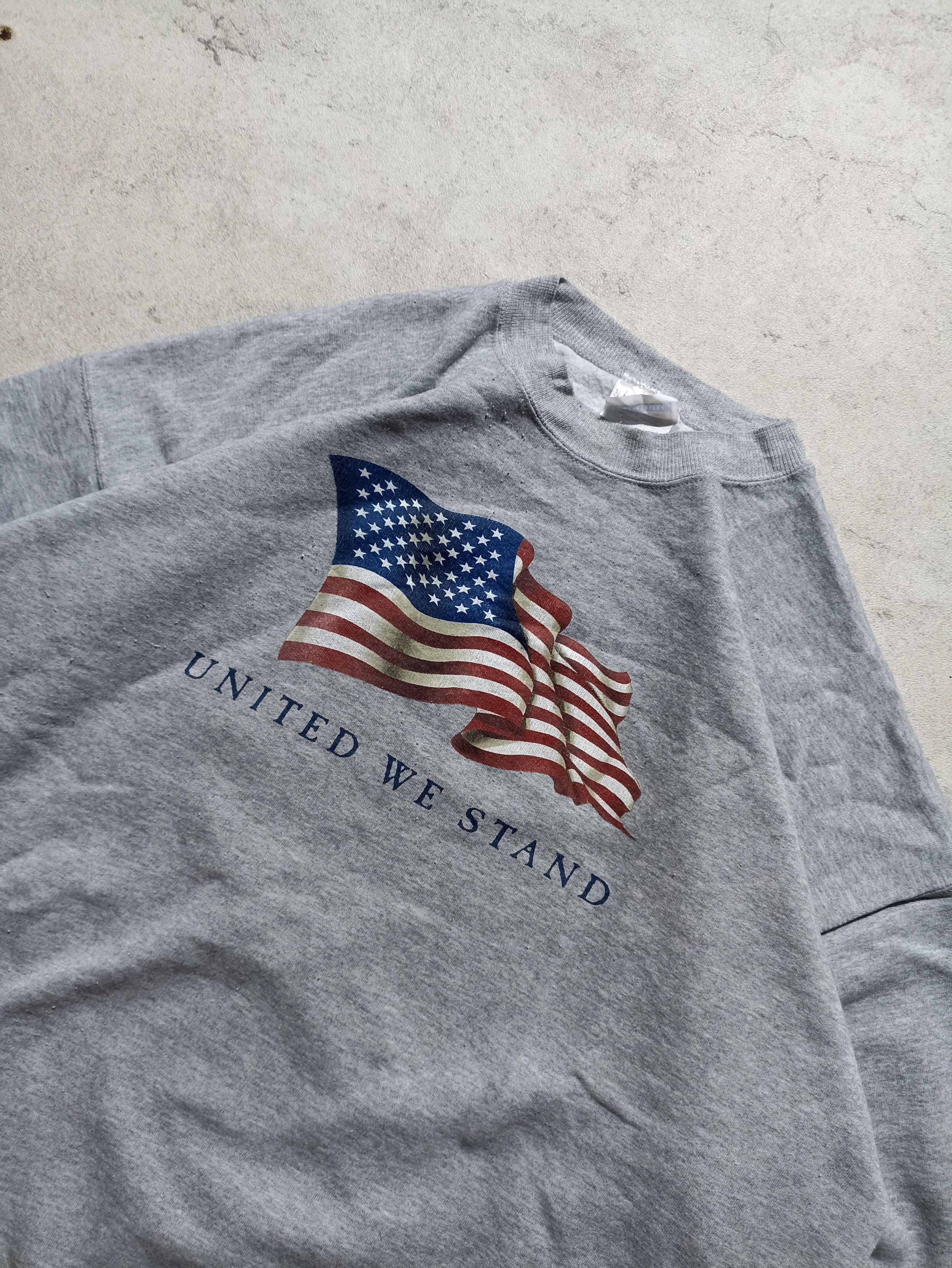 Other Vintage United We Stand Sweartshirt USA American Flag Size US L / EU 52-54 / 3 - 6 Thumbnail