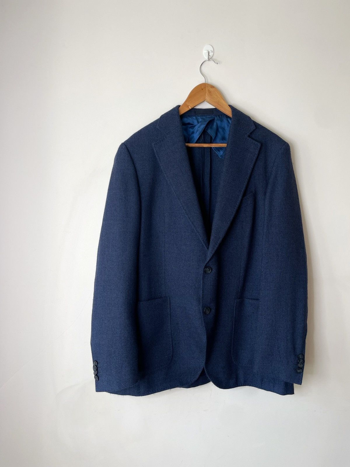 SCABAL Scabal Finest Cloth 100% Schurwolle 2 buttons Sport Blazer Size 54R - 3 Thumbnail