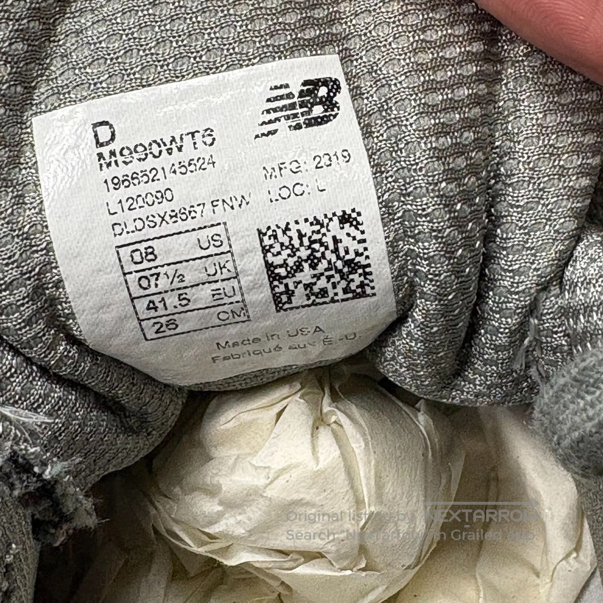Wtaps WTAPS x New Balance 990 V6. Size US 8.5 / EU 41-42 - 7 Thumbnail