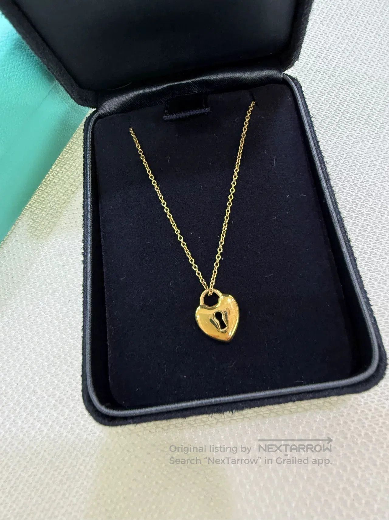 Tiffany & Co. Tiffany 18k Rose Gold Heart Lock Necklace. Size ONE SIZE - 3 Thumbnail