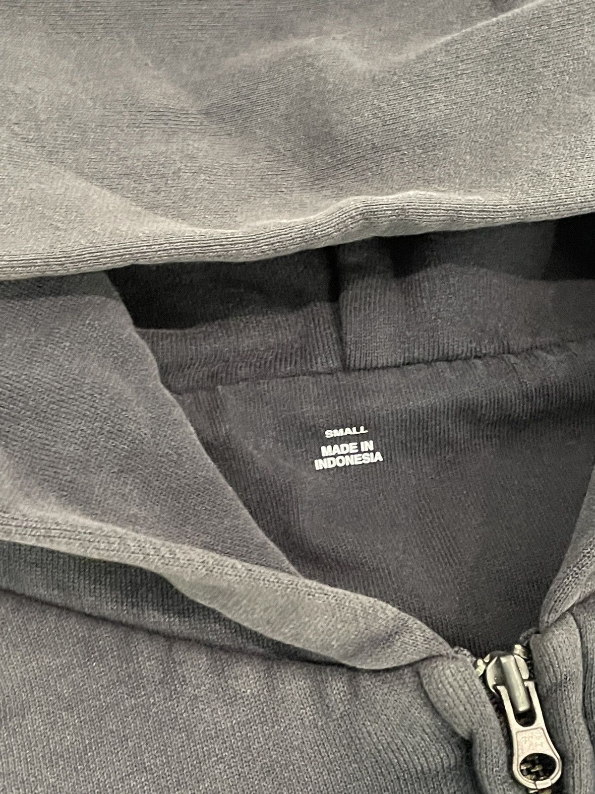 Balenciaga × Gap × Yeezy Yeezy Gap Zip Up Hoodie Poetic Black Small Size US S / EU 44-46 / 1 - 4 Thumbnail